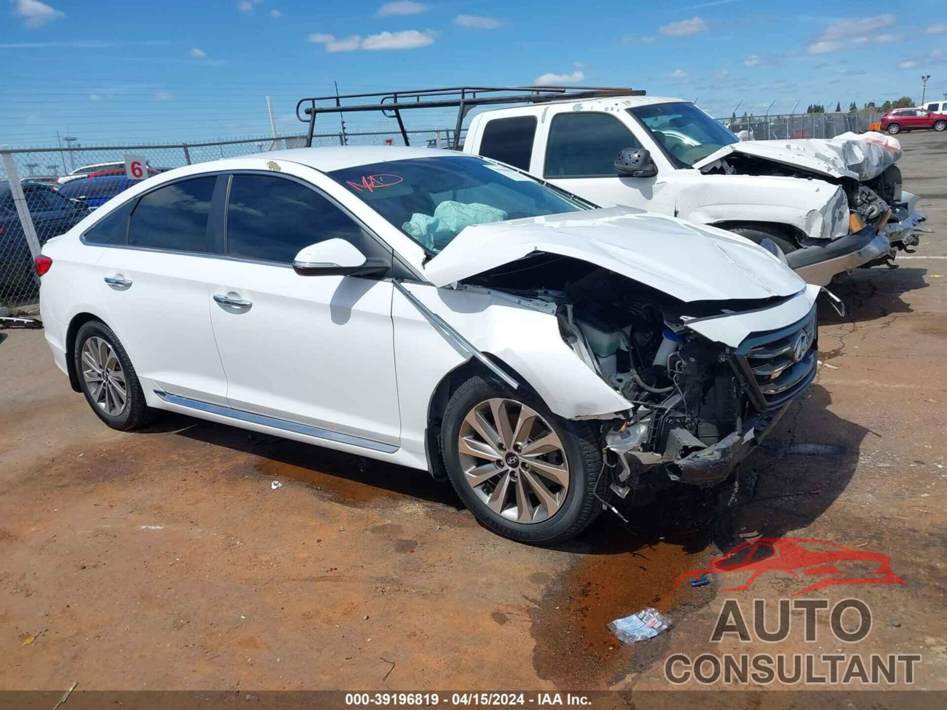 HYUNDAI SONATA 2016 - 5NPE34AF5GH264058