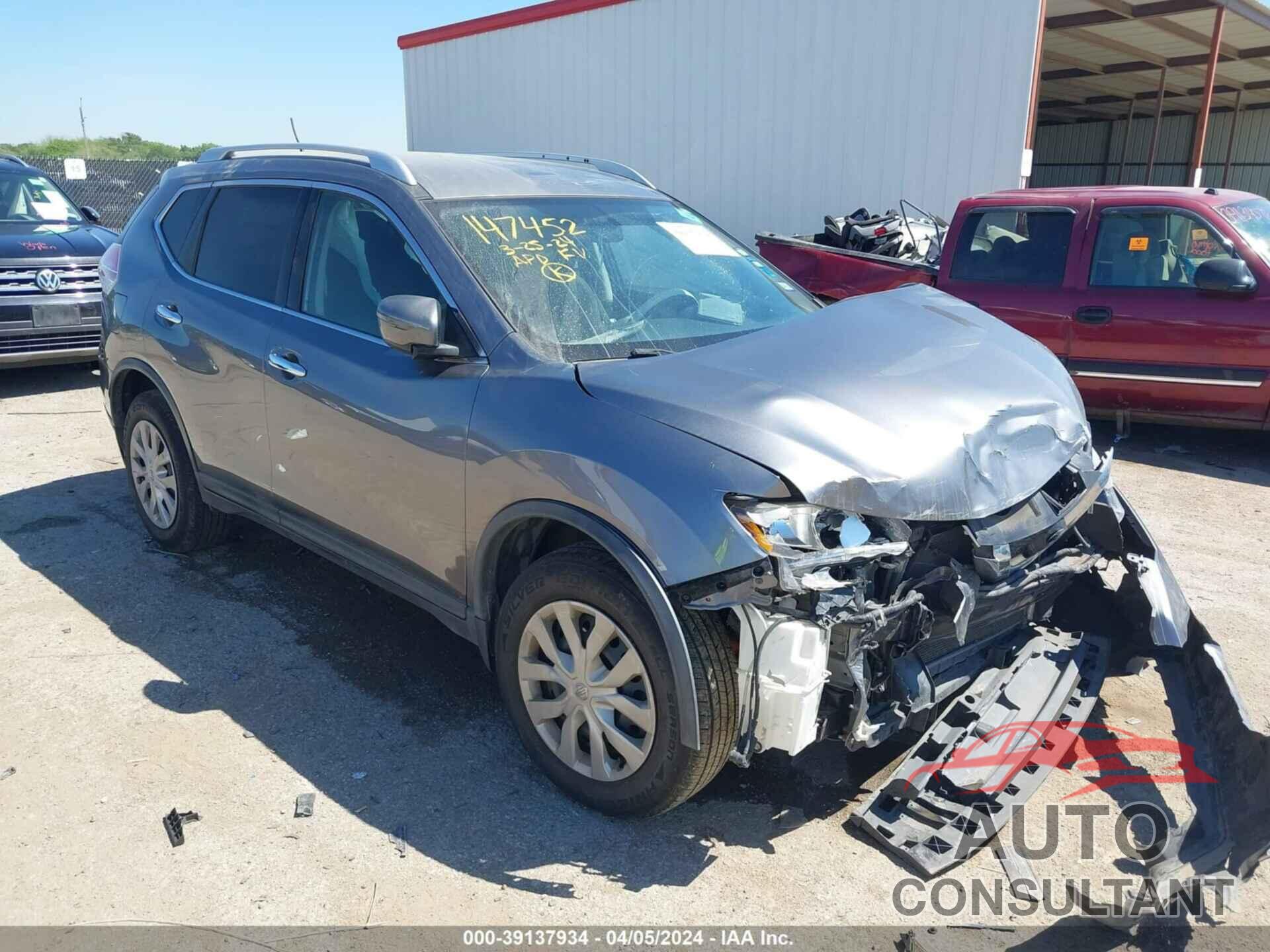 NISSAN ROGUE 2016 - KNMAT2MV2GP661611