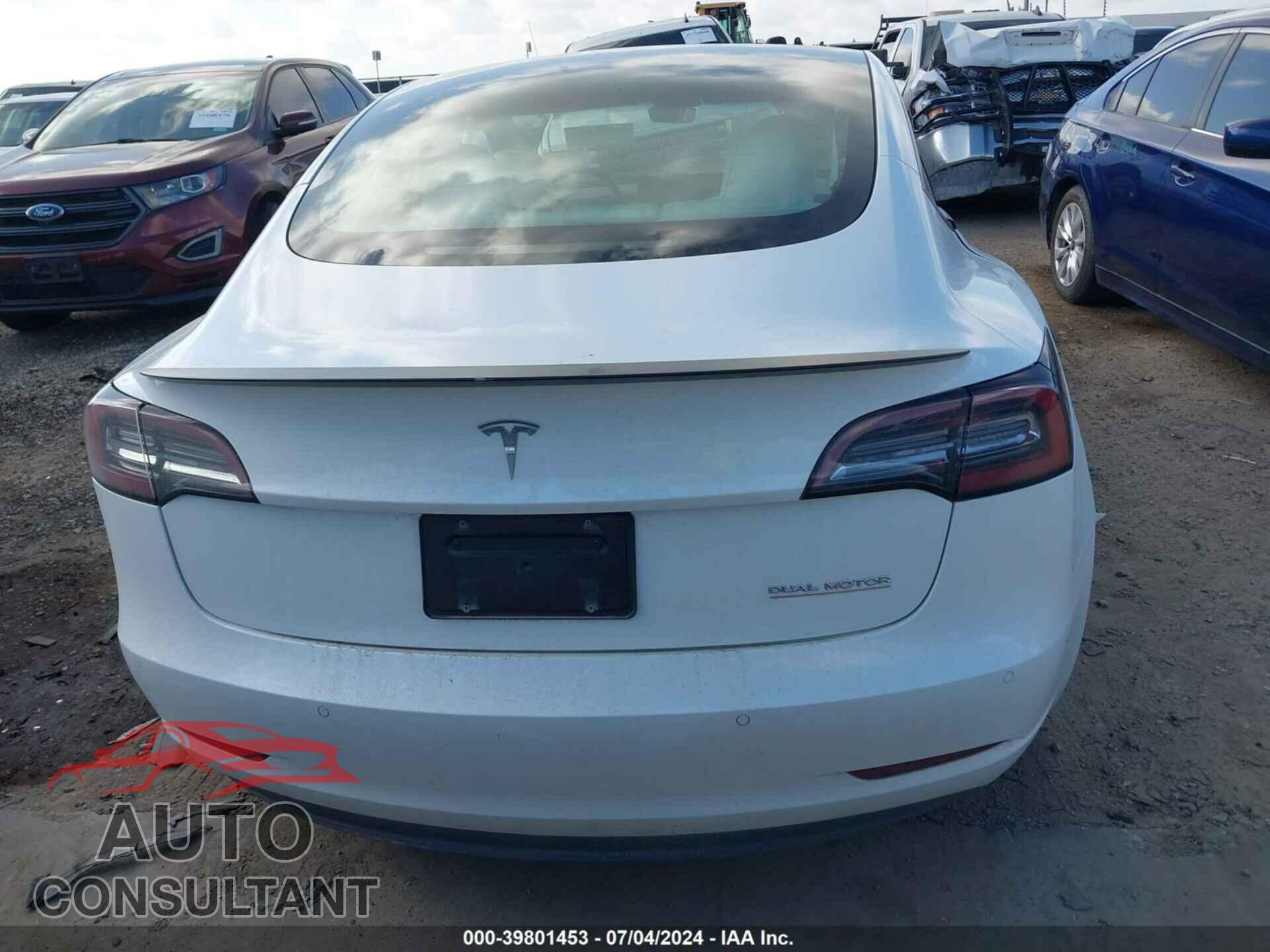 TESLA MODEL 3 2022 - 5YJ3E1EC0NF337655