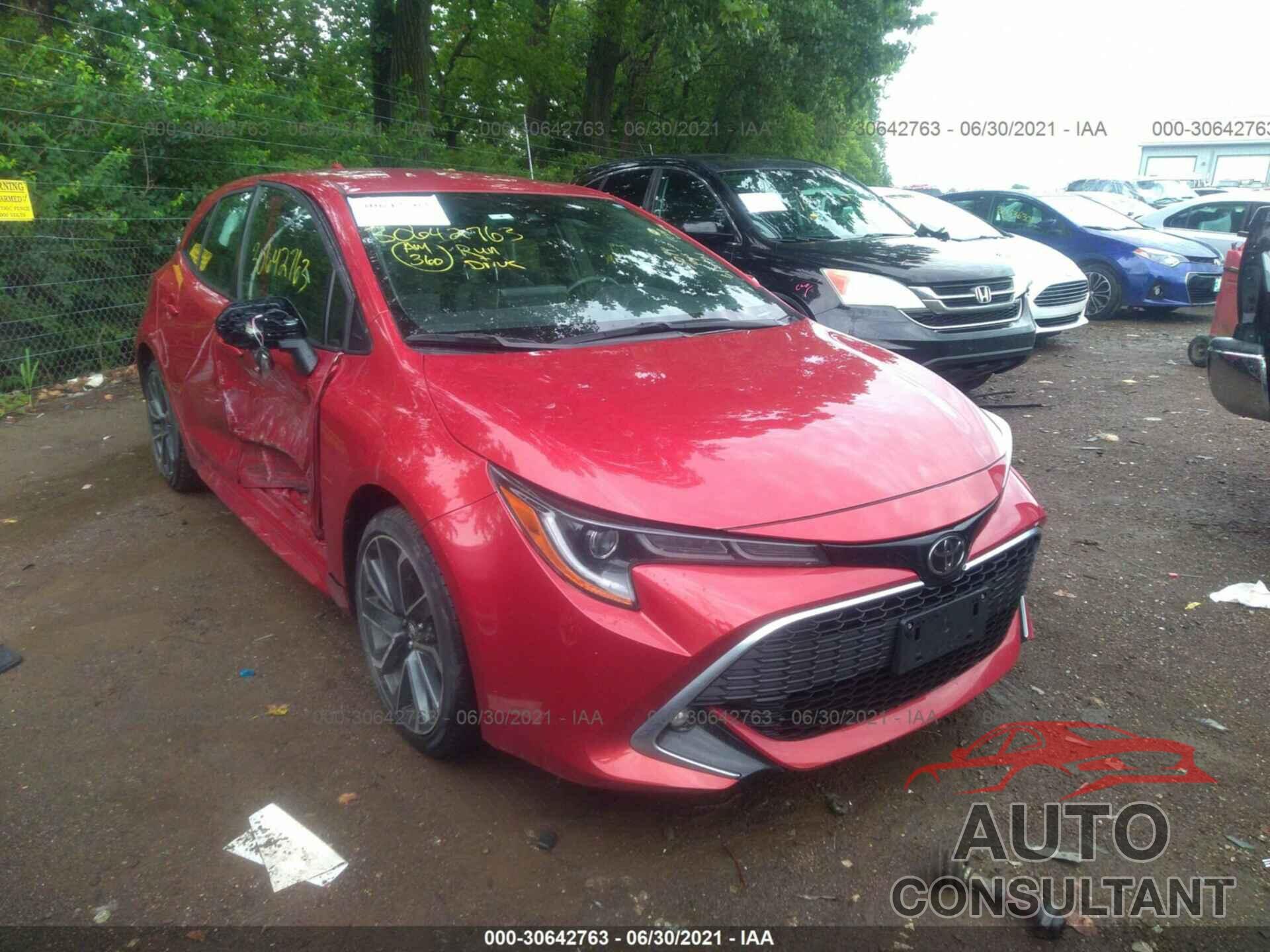 TOYOTA COROLLA HATCHBACK 2019 - JTNK4RBE2K3040734