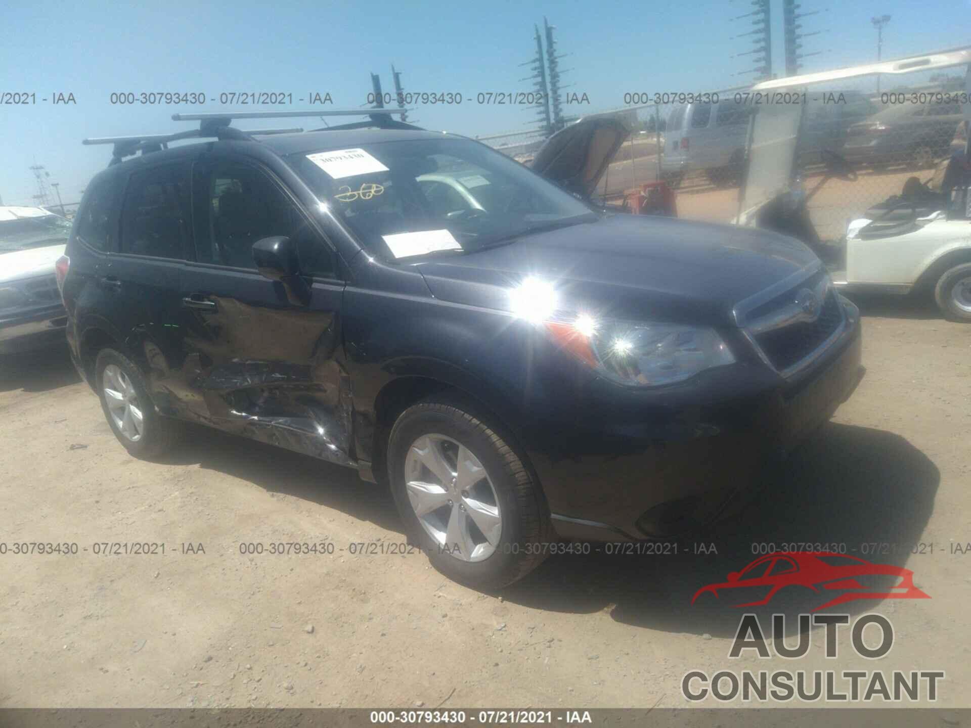SUBARU FORESTER 2016 - JF2SJADC4GH469489