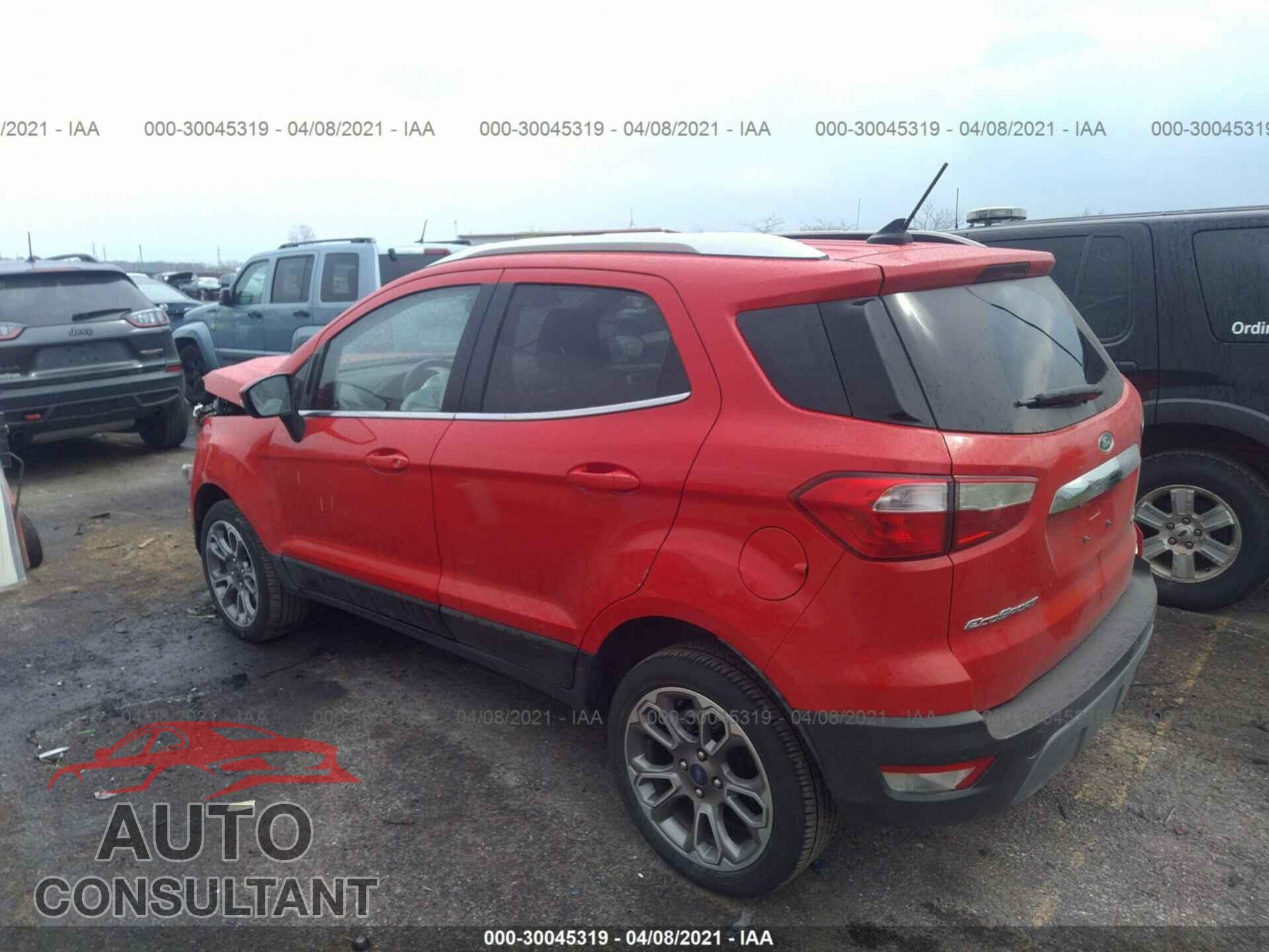 FORD ECOSPORT 2019 - MAJ6S3KL6KC296534