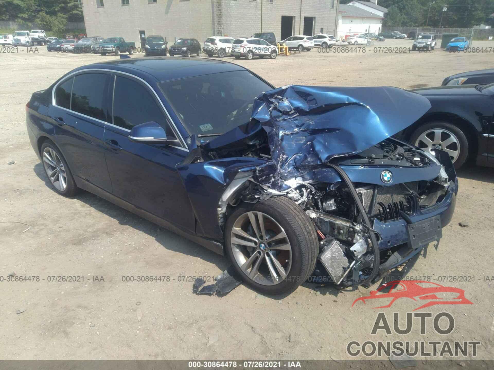 BMW 3 SERIES 2016 - WBA8B7G5XGNT14367