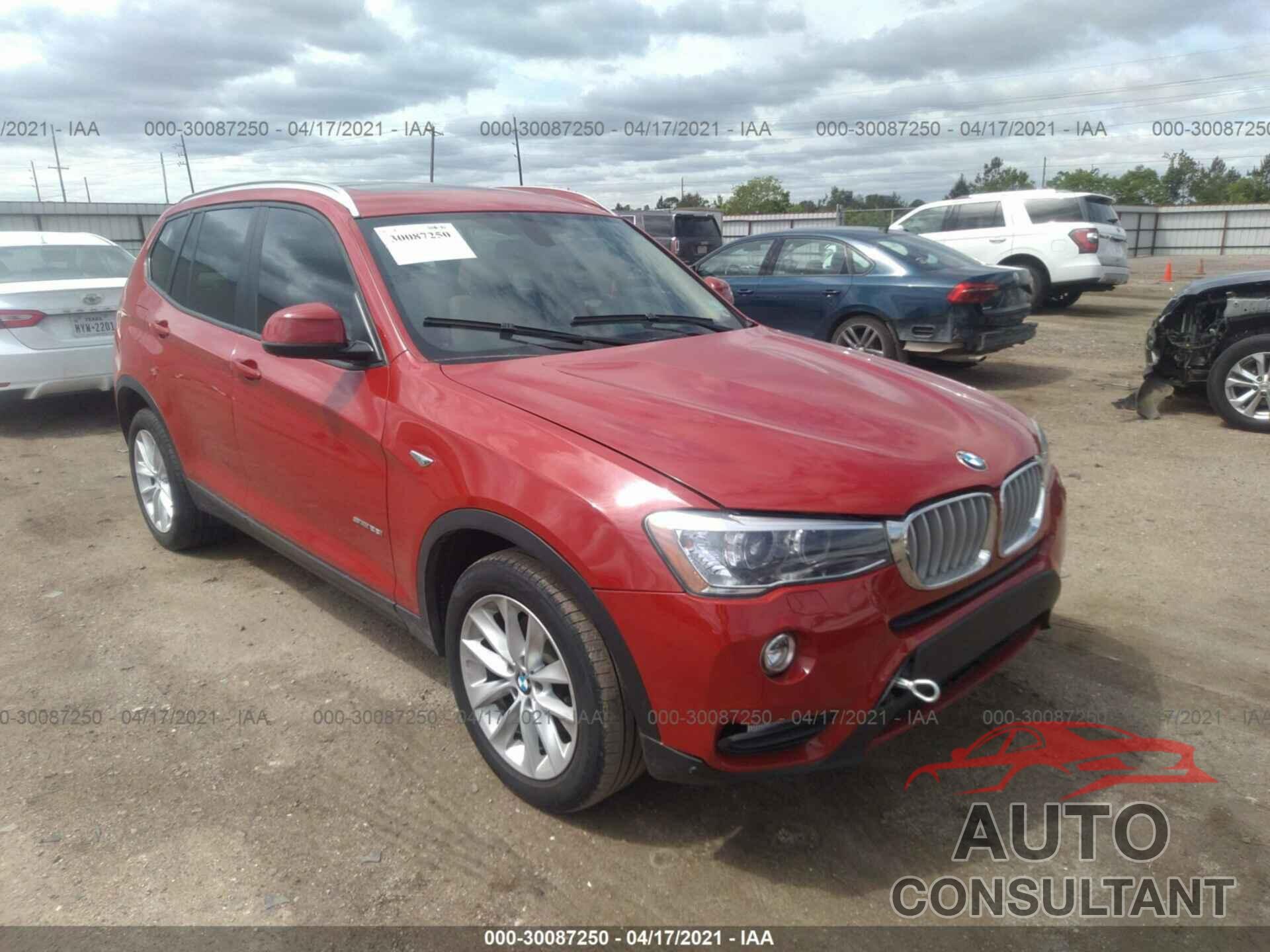 BMW X3 2017 - 5UXWZ7C32H0V89321