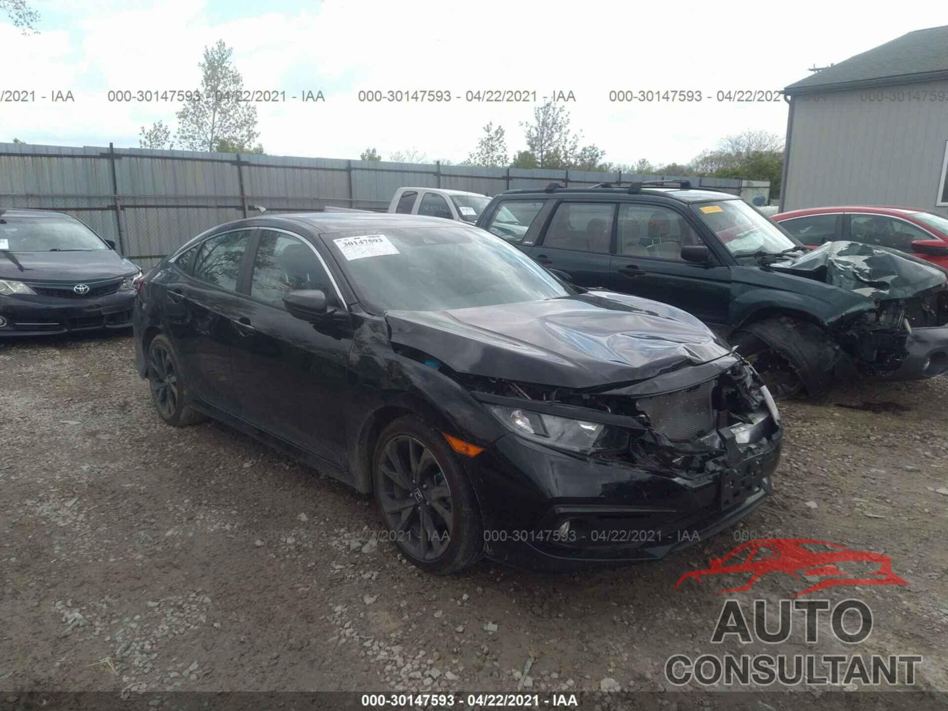 HONDA CIVIC SEDAN 2019 - 2HGFC2F84KH571615