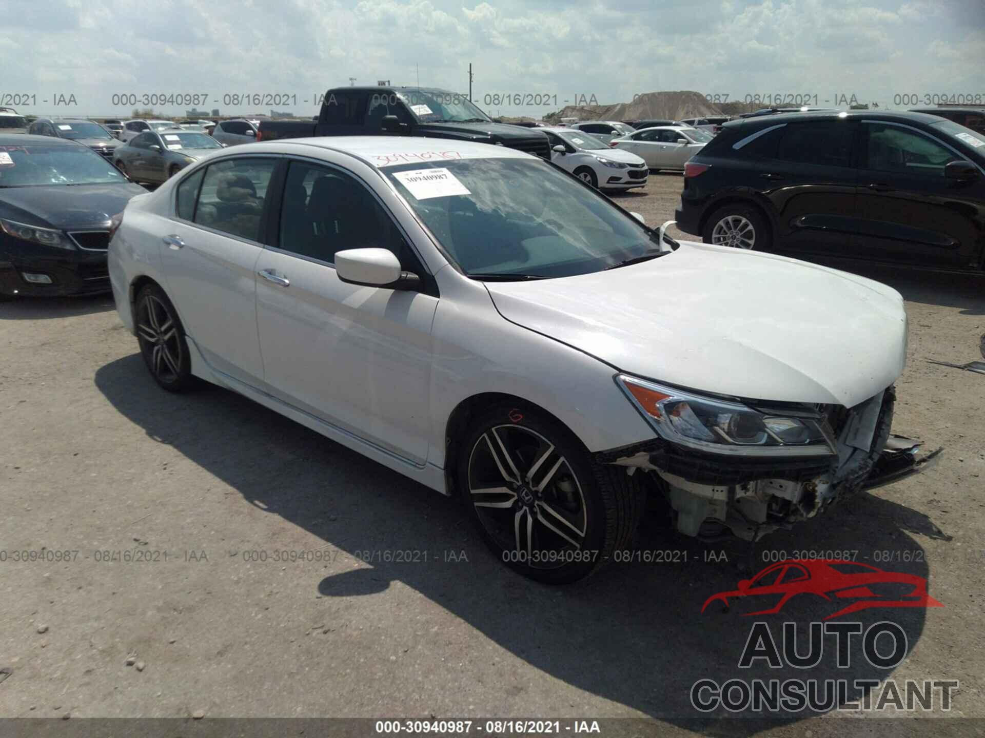 HONDA ACCORD SEDAN 2017 - 1HGCR2F55HA043600
