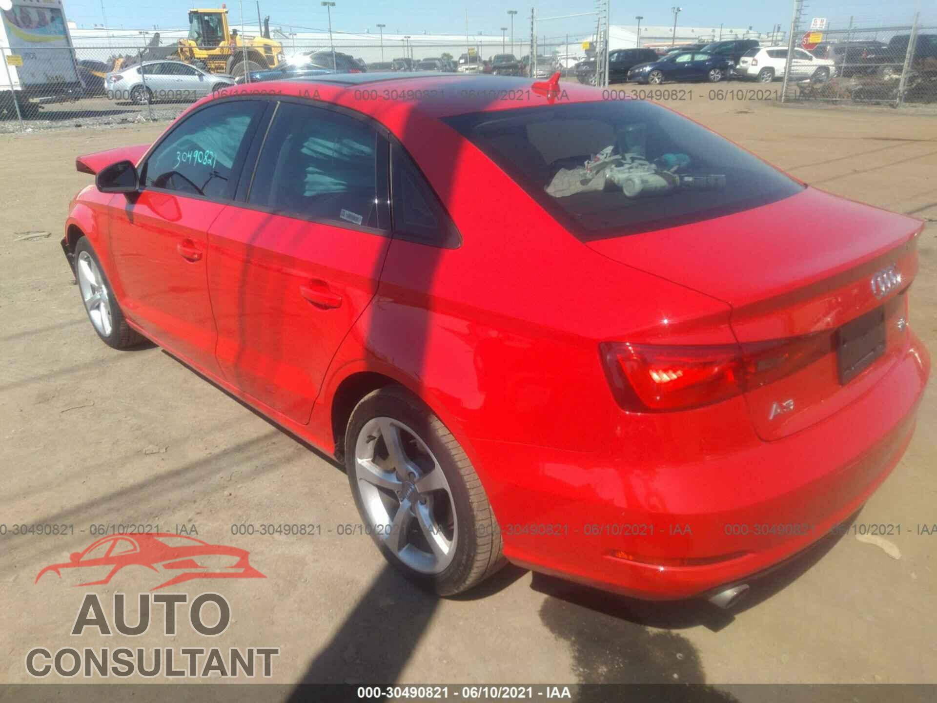 AUDI A3 2016 - WAUB8GFF3G1027362