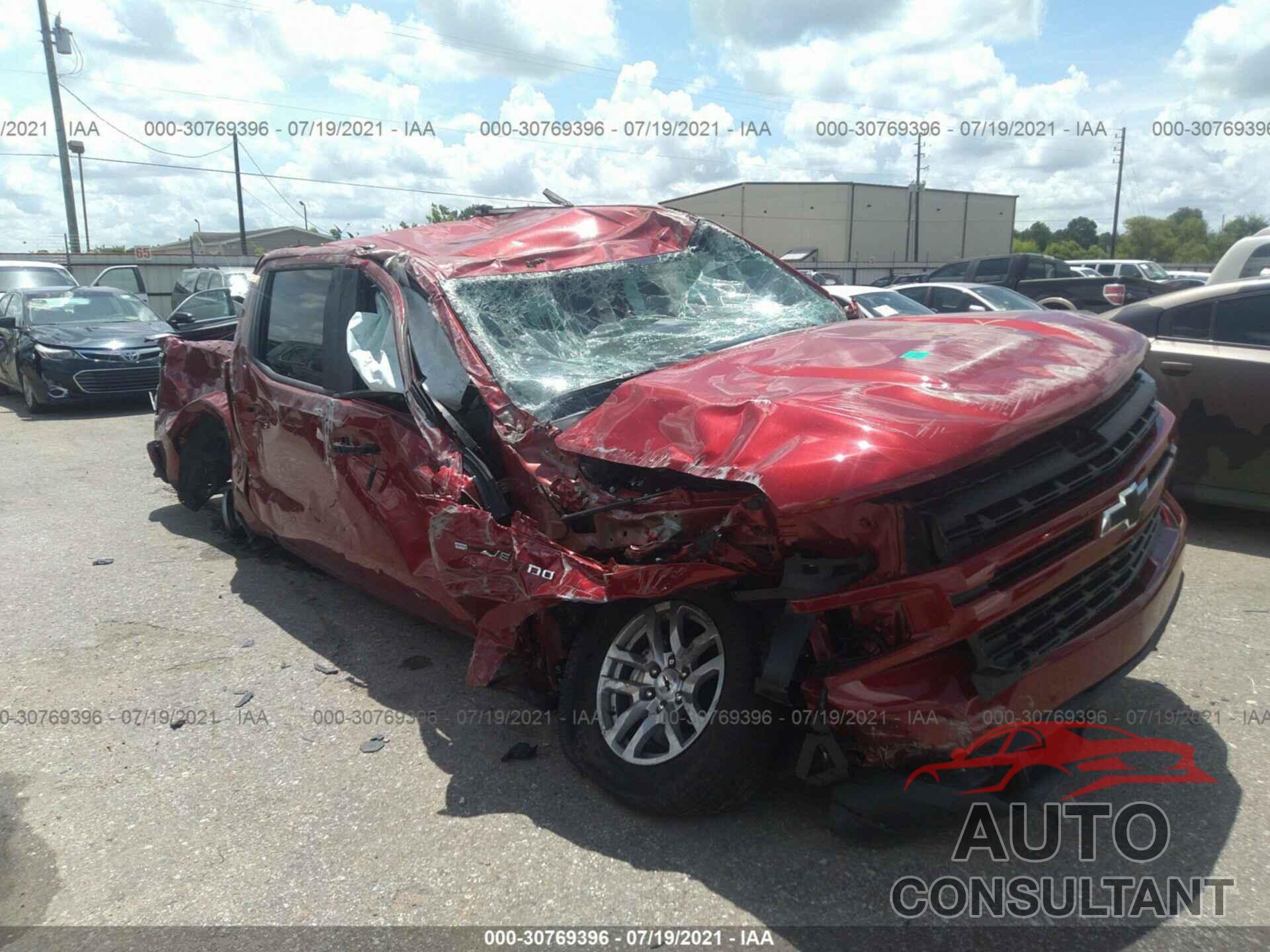 CHEVROLET SILVERADO 1500 2021 - 3GCPWDED1MG364090