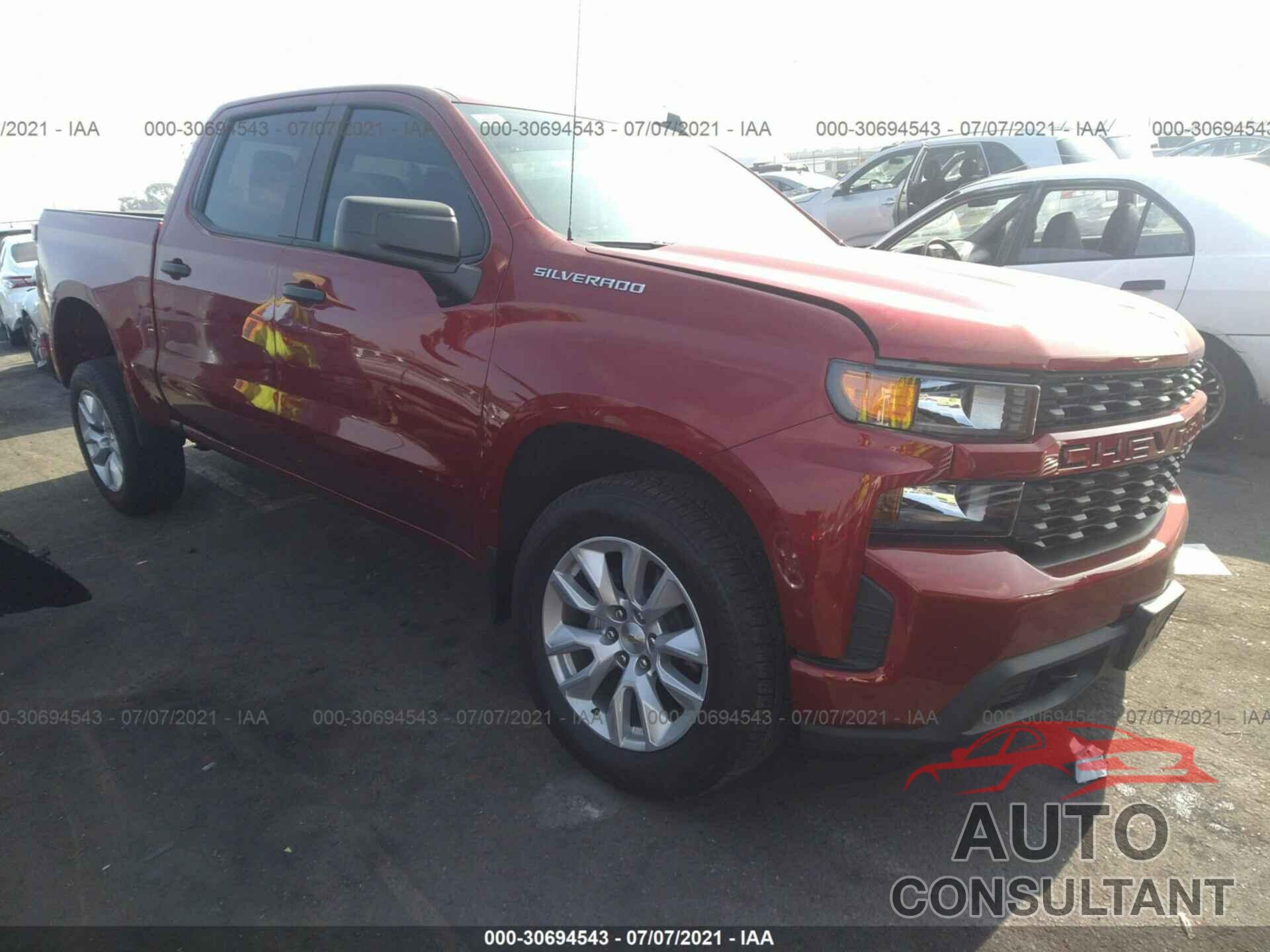CHEVROLET SILVERADO 1500 2021 - 3GCPWBEK0MG263318