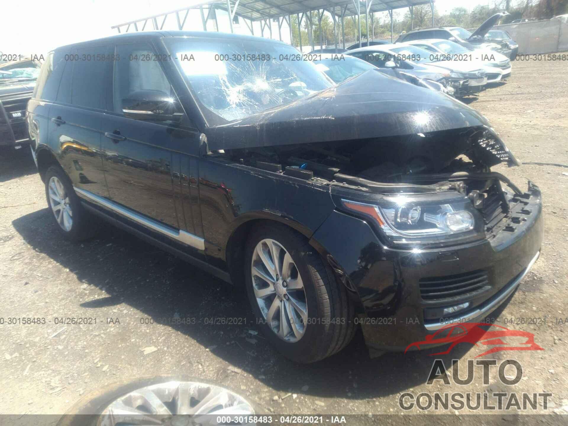 LAND ROVER RANGE ROVER 2016 - SALGS2PF3GA312079