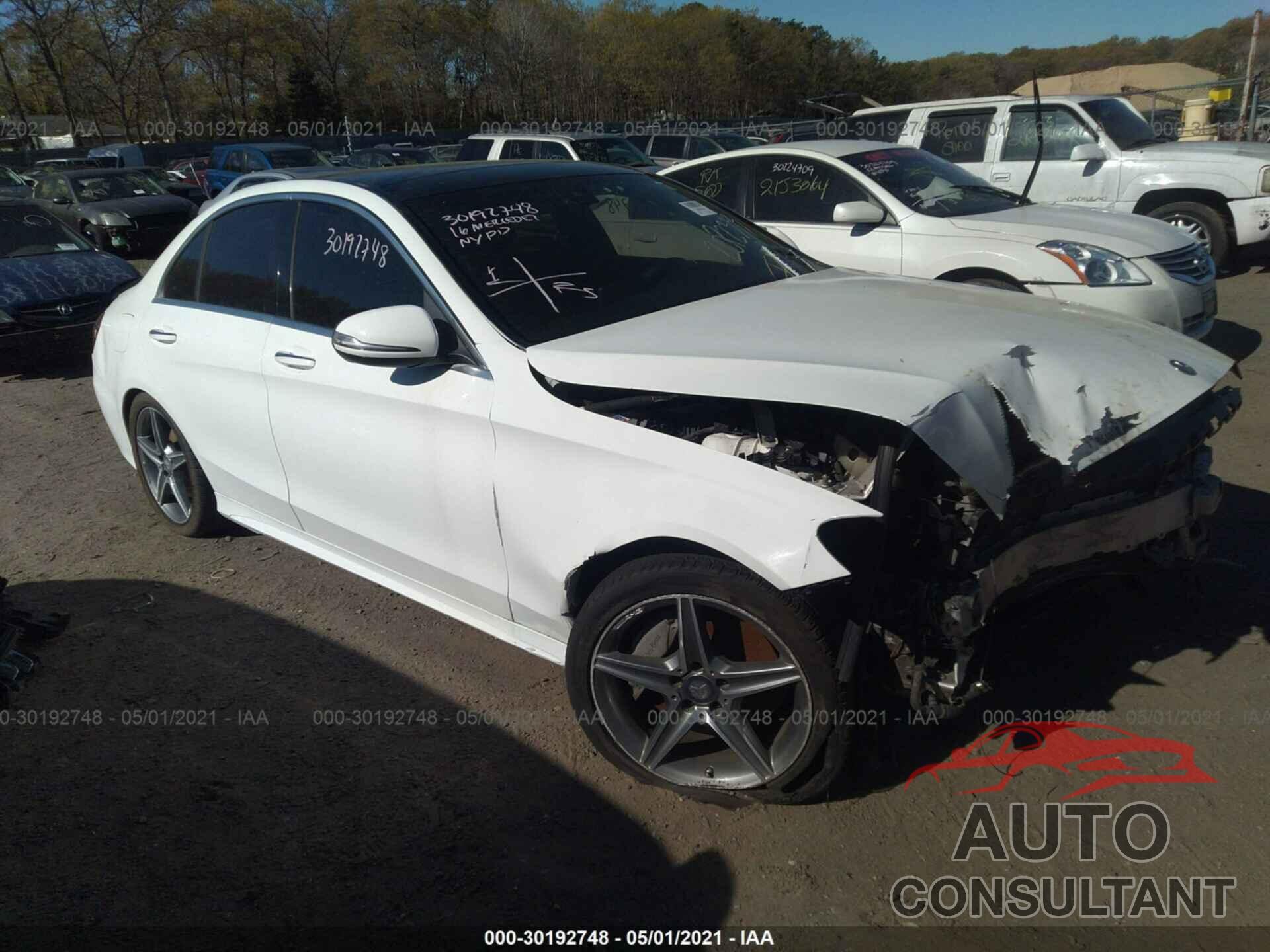 MERCEDES-BENZ C-CLASS 2016 - 55SWF4KB3GU101543