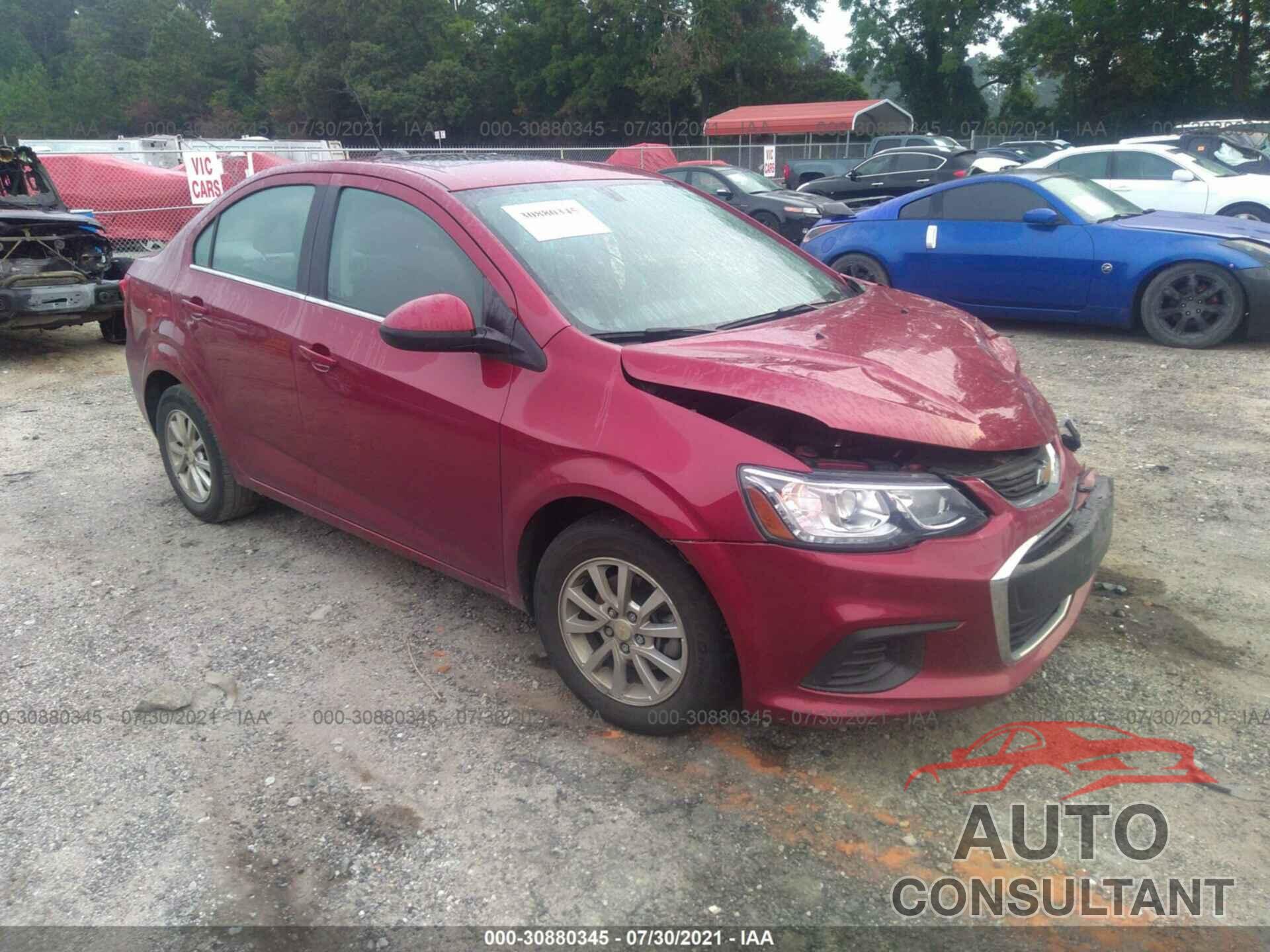 CHEVROLET SONIC 2020 - 1G1JD5SB4L4105960
