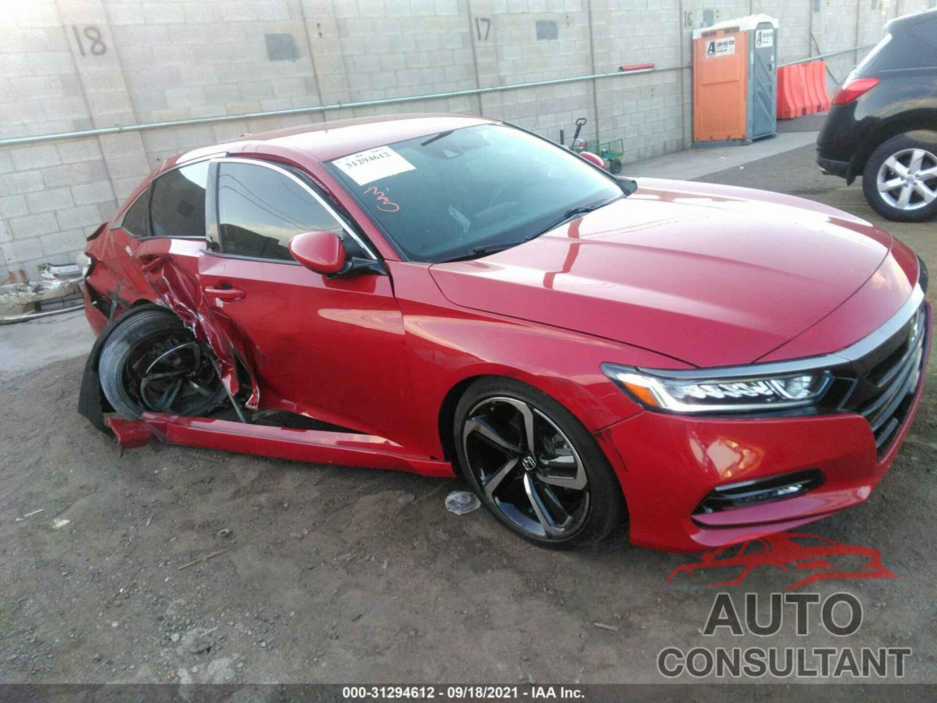 HONDA ACCORD SEDAN 2018 - 1HGCV1F3XJA160471