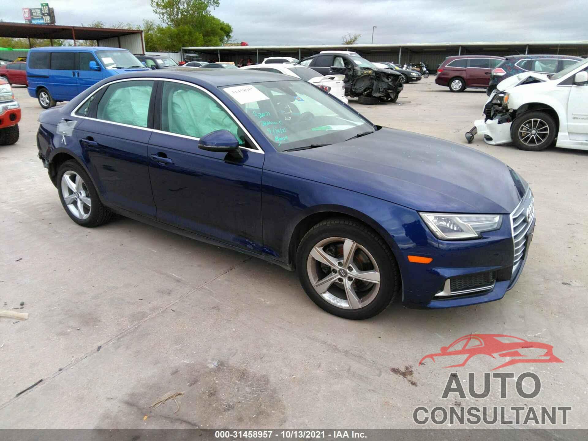 AUDI A4 2019 - WAUGMAF45KA020001