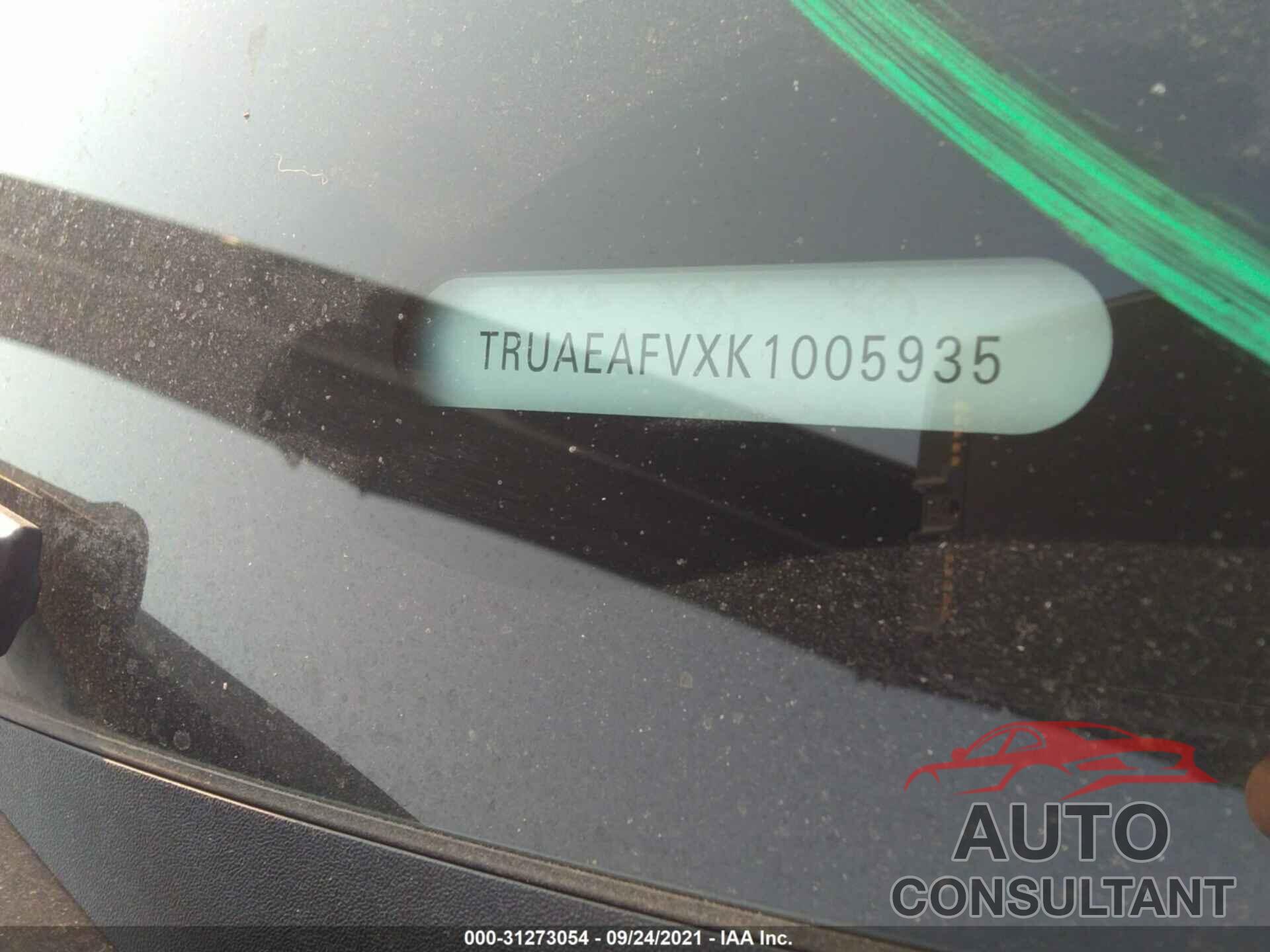 AUDI TT COUPE 2019 - TRUAEAFVXK1005935