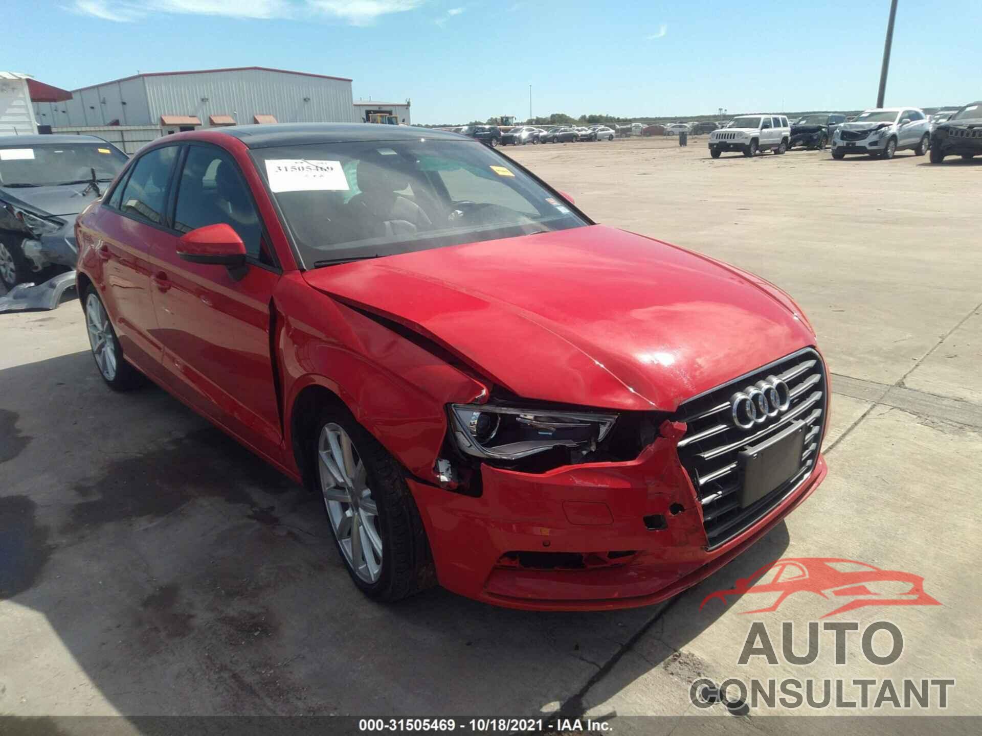 AUDI A3 2016 - WAUA7GFF6G1013244