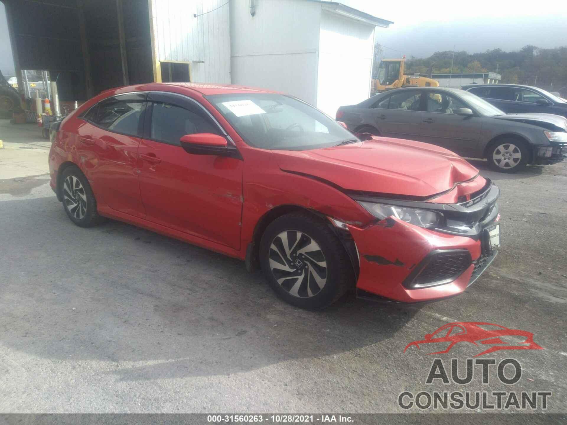 HONDA CIVIC HATCHBACK 2017 - SHHFK7G29HU210869