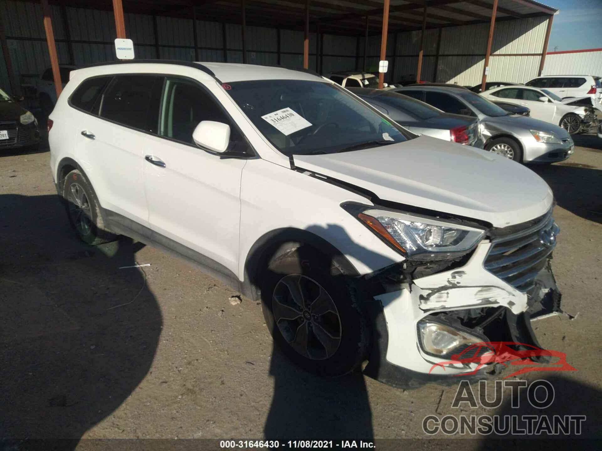 HYUNDAI SANTA FE 2016 - KM8SM4HFXGU156798