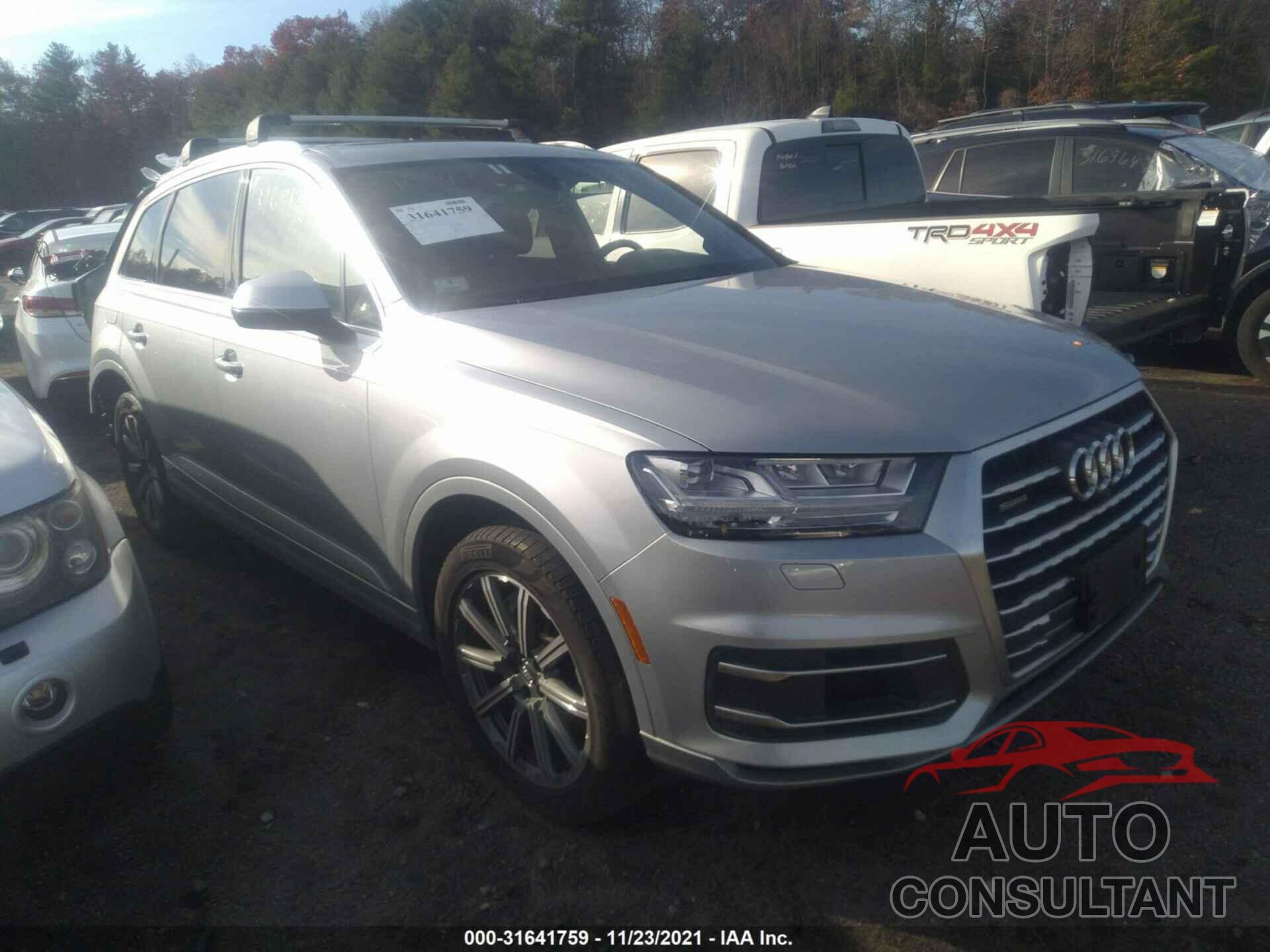 AUDI Q7 2019 - WA1LAAF70KD009484