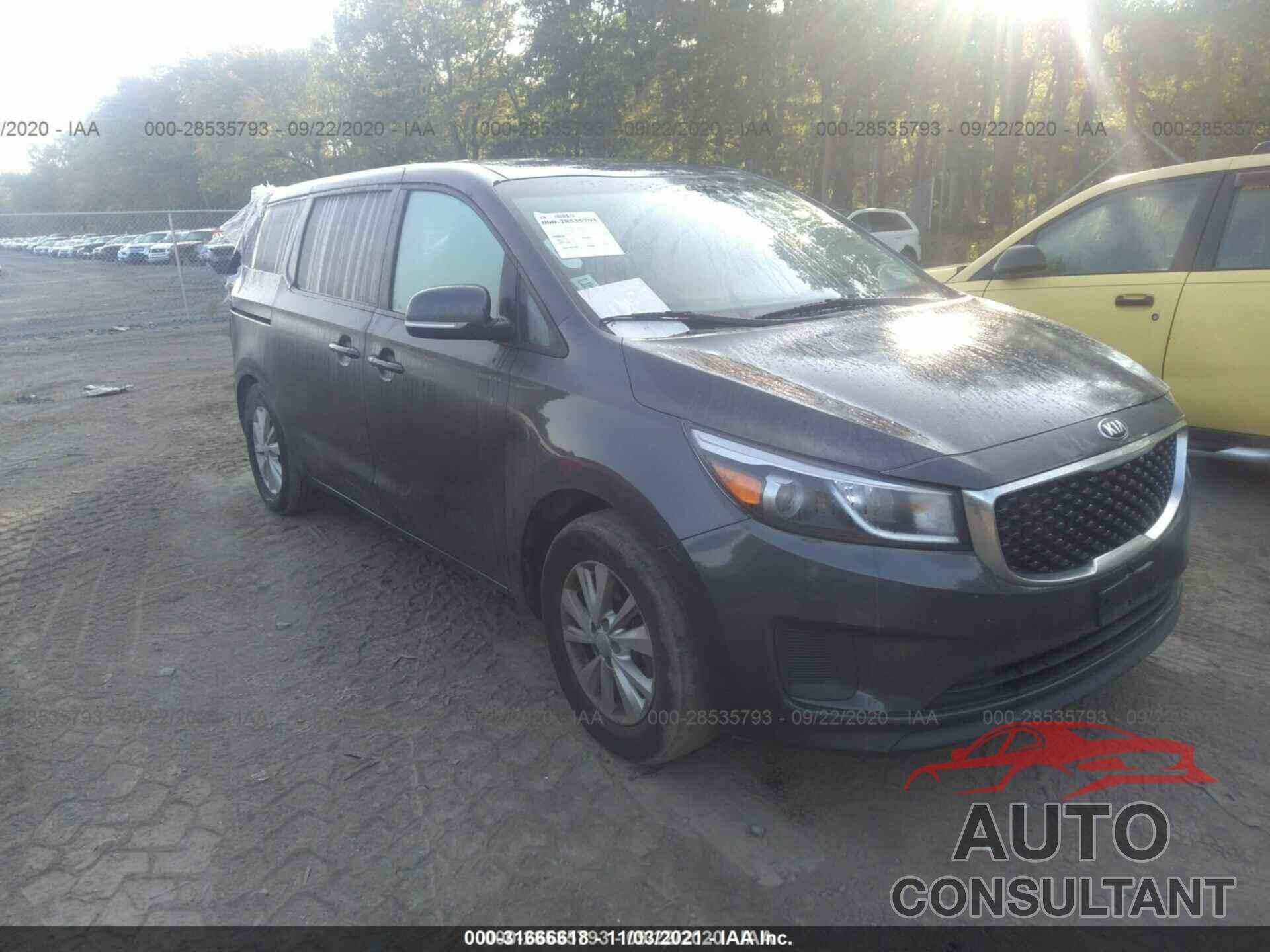 KIA SEDONA 2017 - KNDMB5C14H6308892