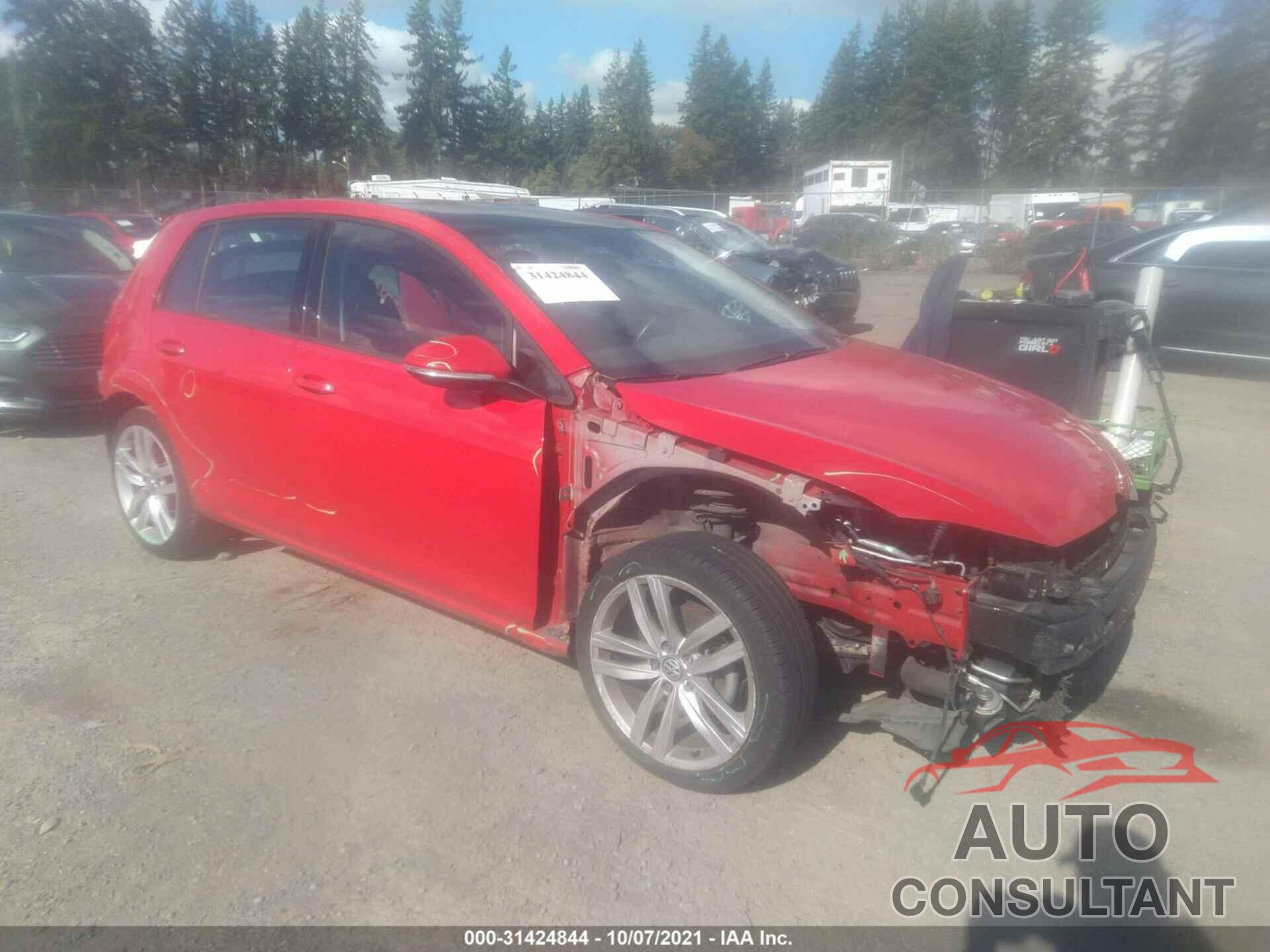 VOLKSWAGEN GOLF 2017 - 3VW217AU2HM019977