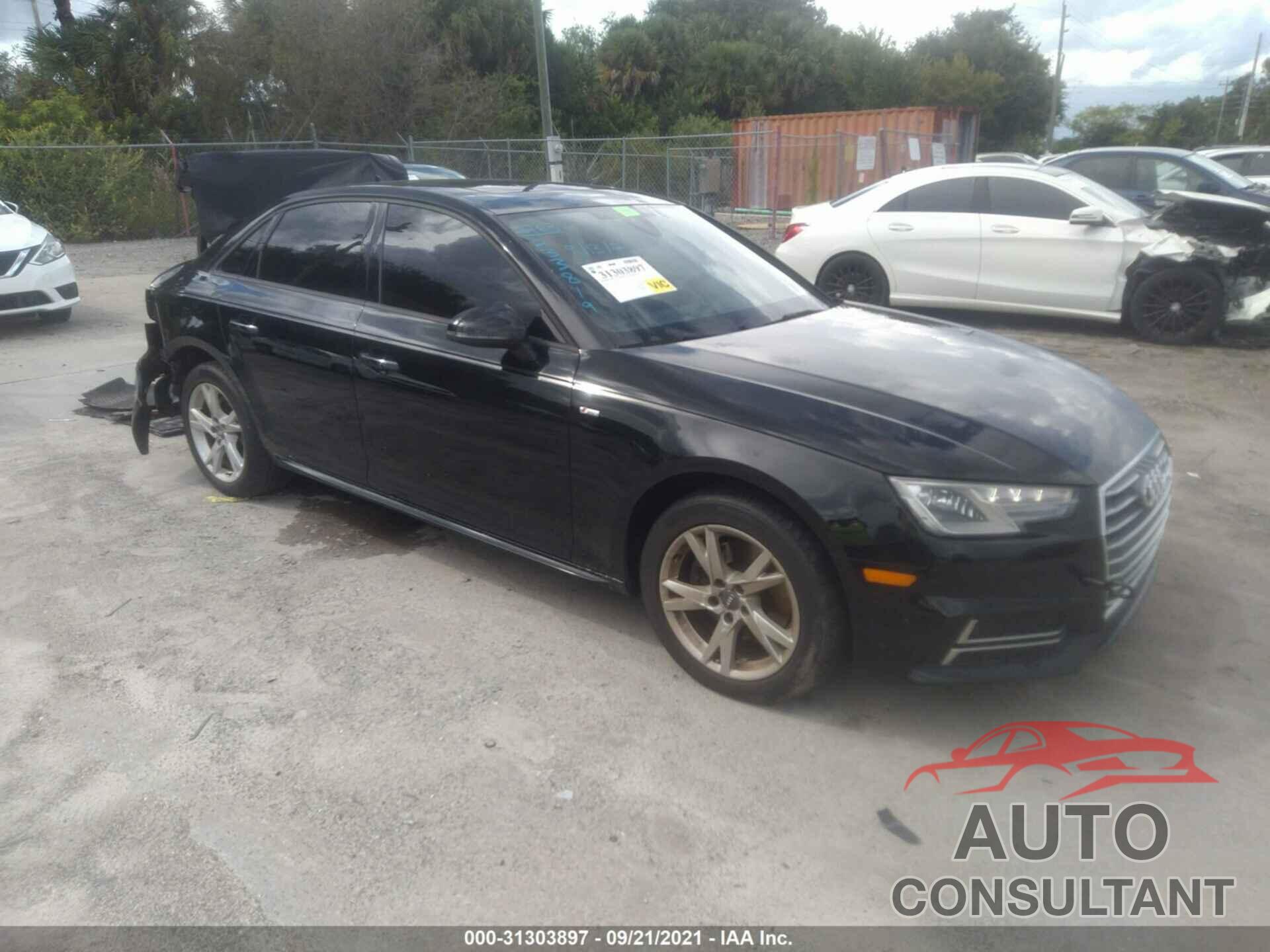 AUDI A4 2018 - WAUKMAF42JA233819