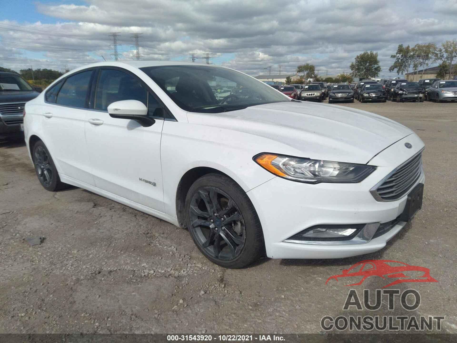 FORD FUSION HYBRID 2018 - 3FA6P0LU8JR155858