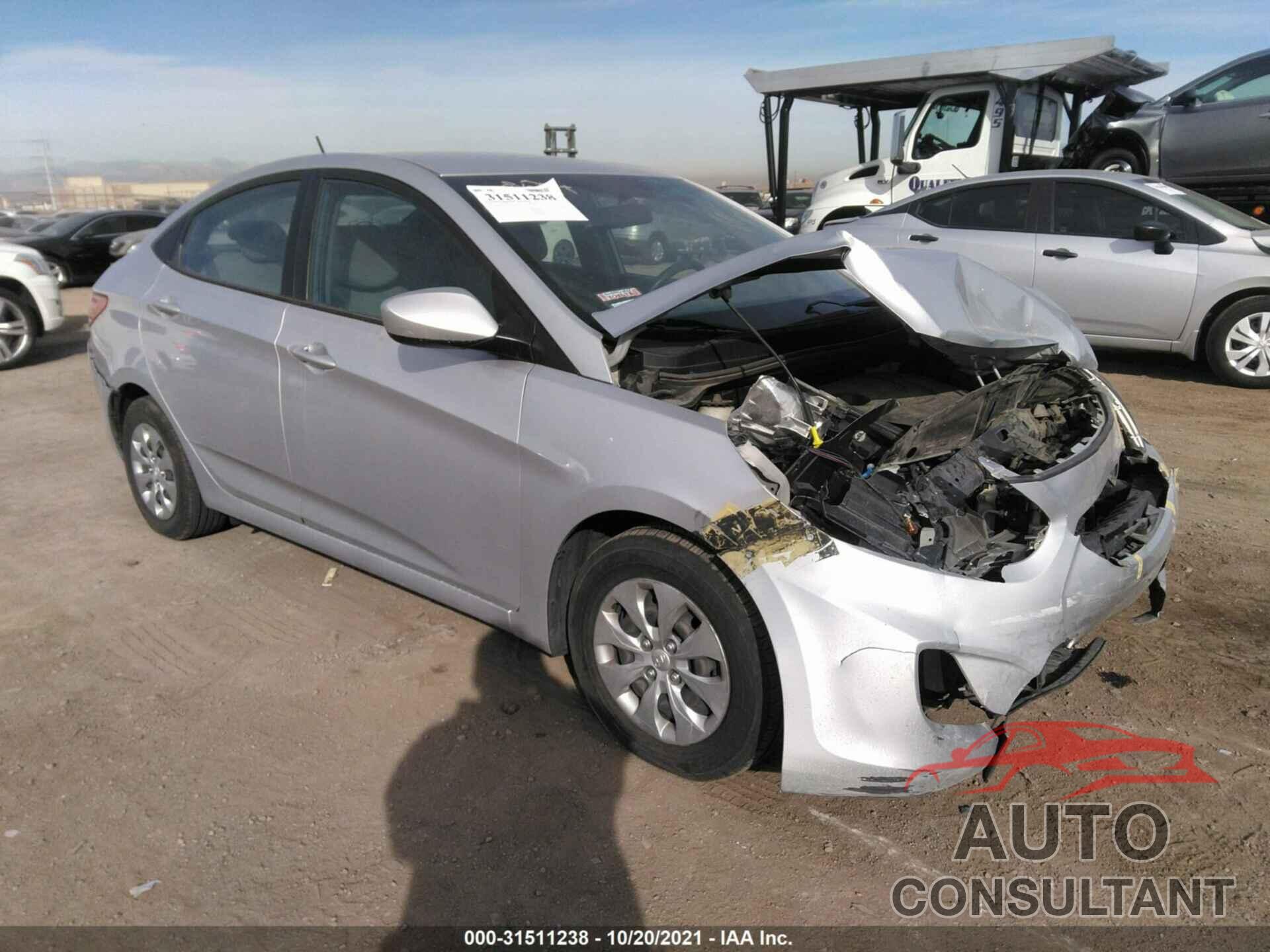 HYUNDAI ACCENT 2016 - KMHCT4AE6GU068761