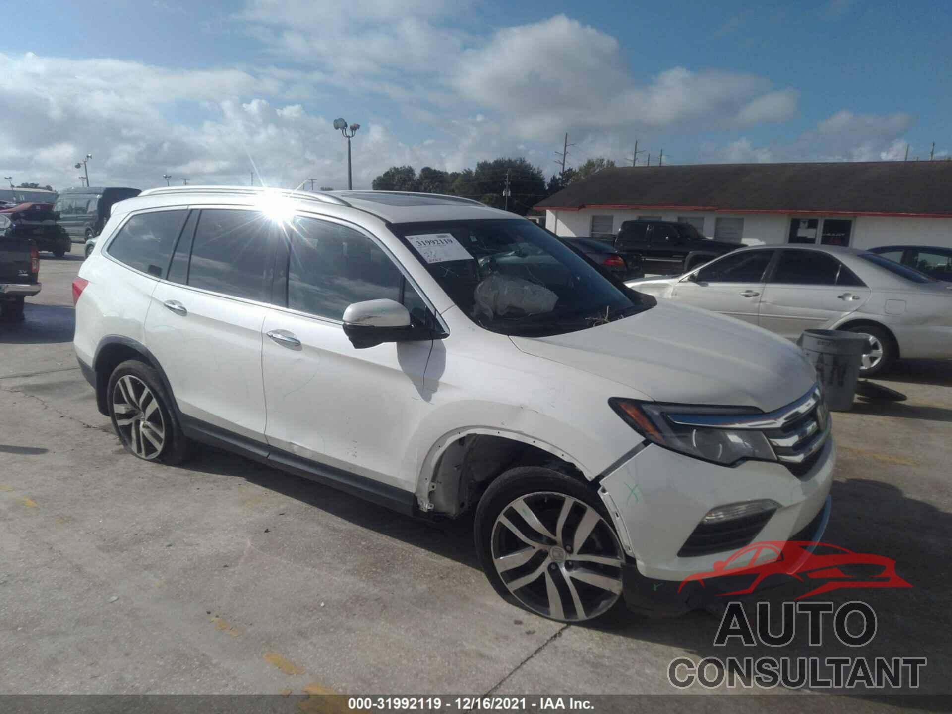 HONDA PILOT 2016 - 5FNYF5H98GB032739