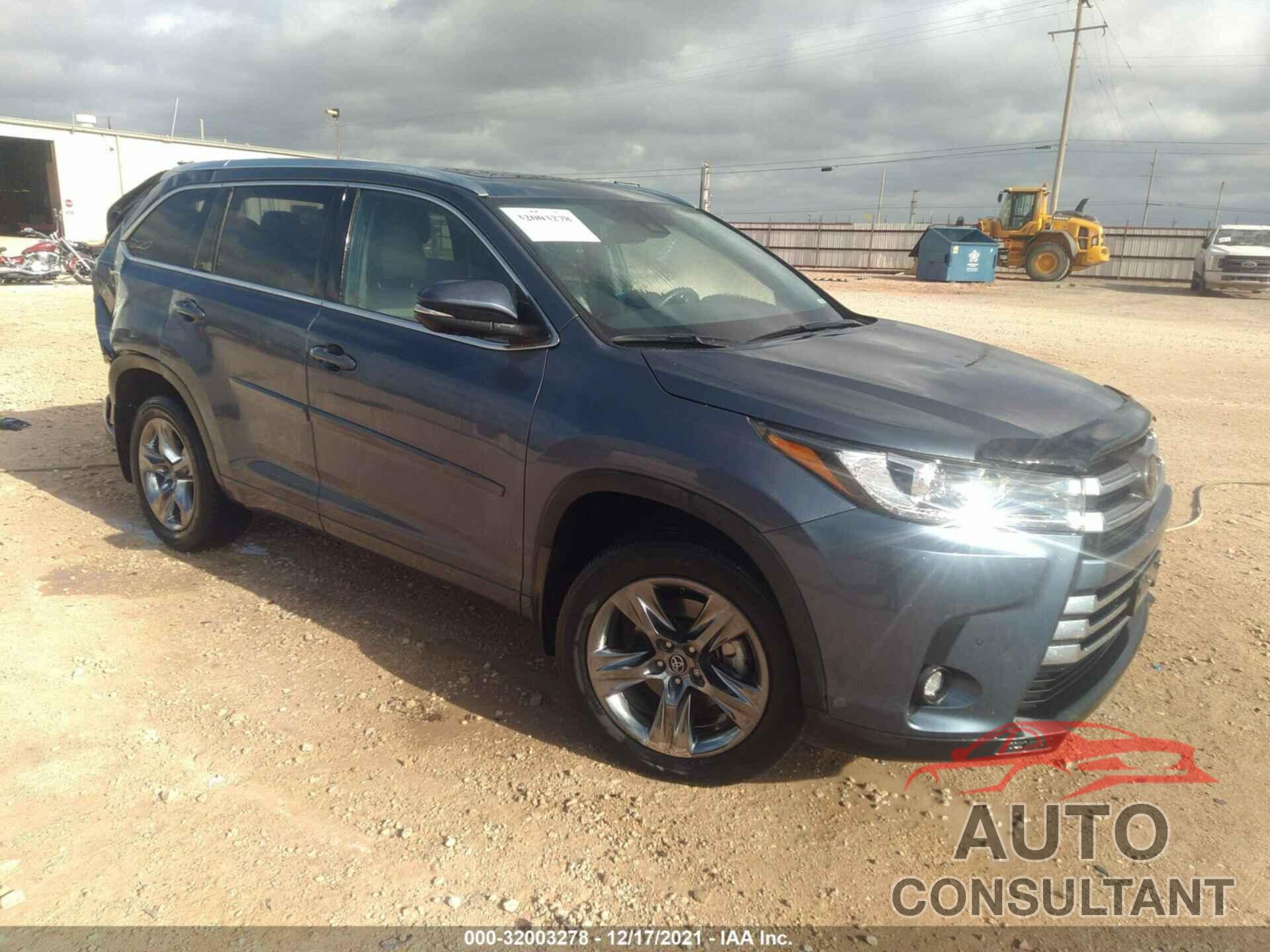 TOYOTA HIGHLANDER 2019 - 5TDDZRFHXKS948401