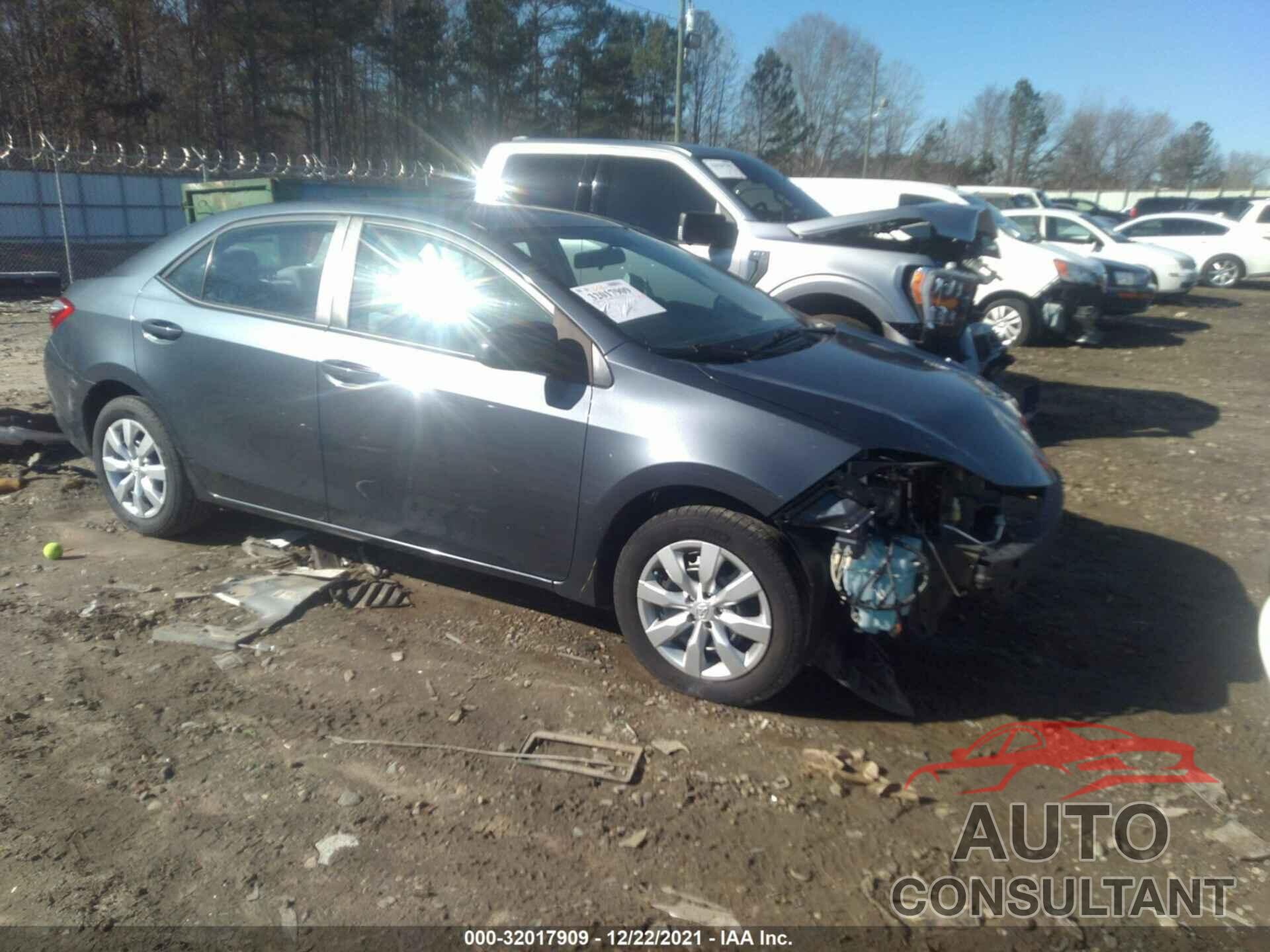 TOYOTA COROLLA 2016 - 5YFBURHE9GP369537