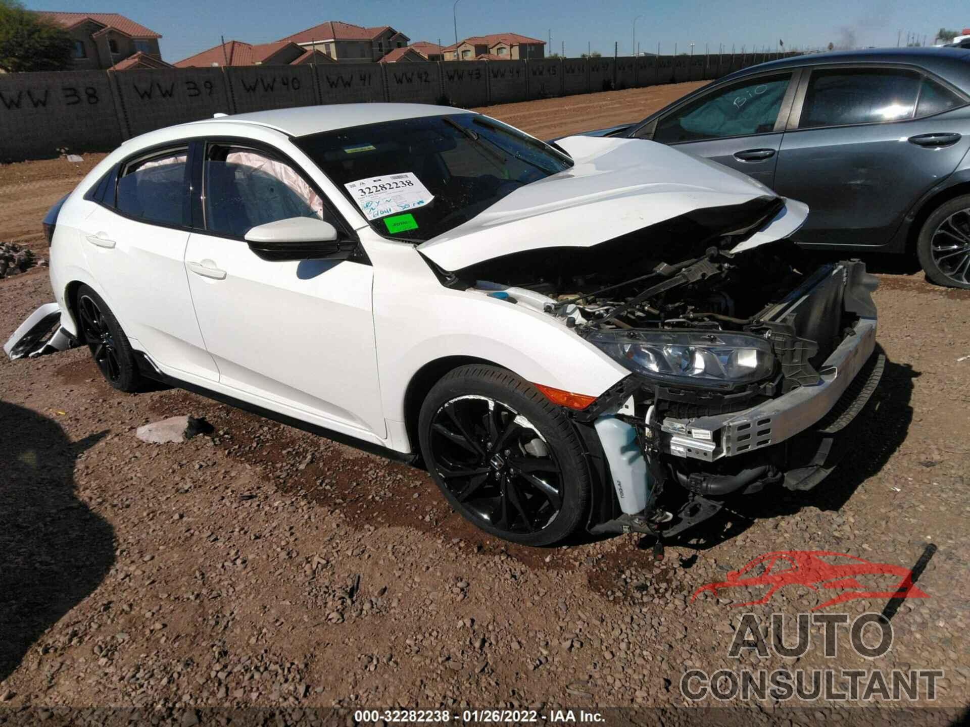 HONDA CIVIC HATCHBACK 2017 - SHHFK7H41HU213569