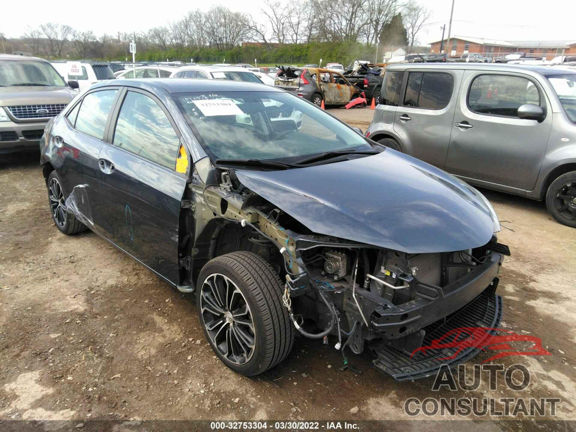 TOYOTA COROLLA 2016 - 2T1BURHE8GC705257