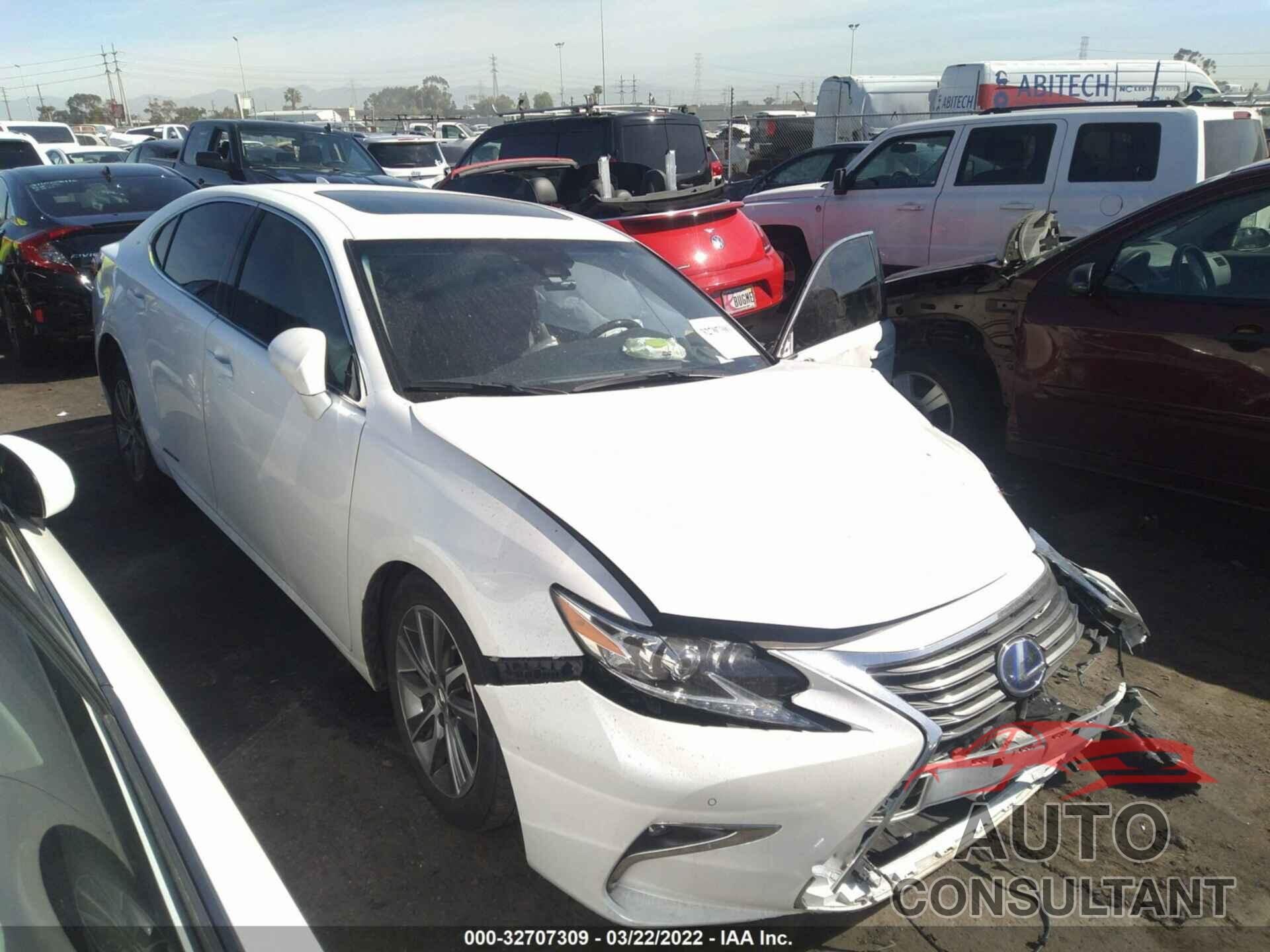 LEXUS ES 2018 - JTHBW1GG9J2194225