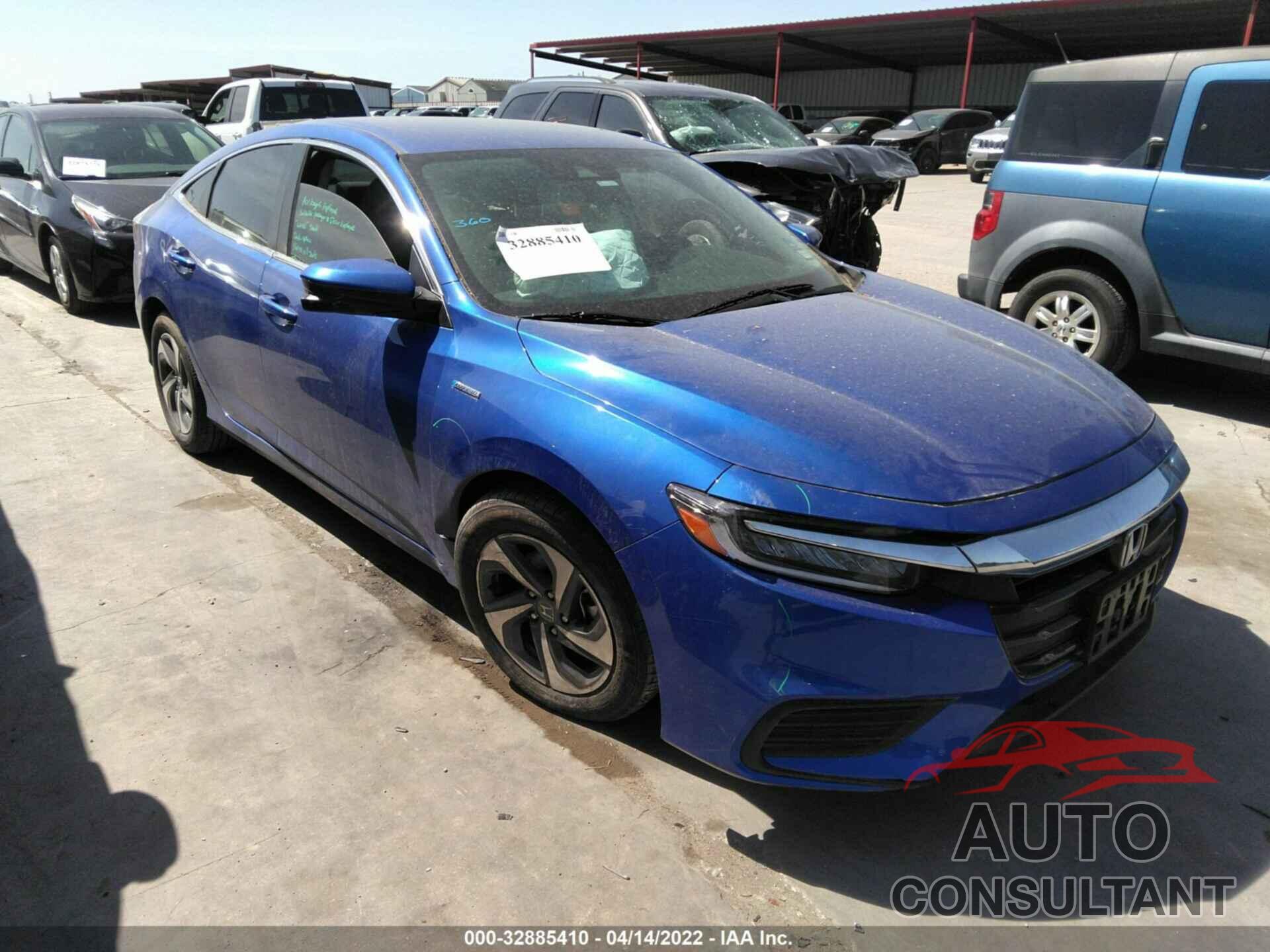 HONDA INSIGHT 2019 - 19XZE4F50KE013862