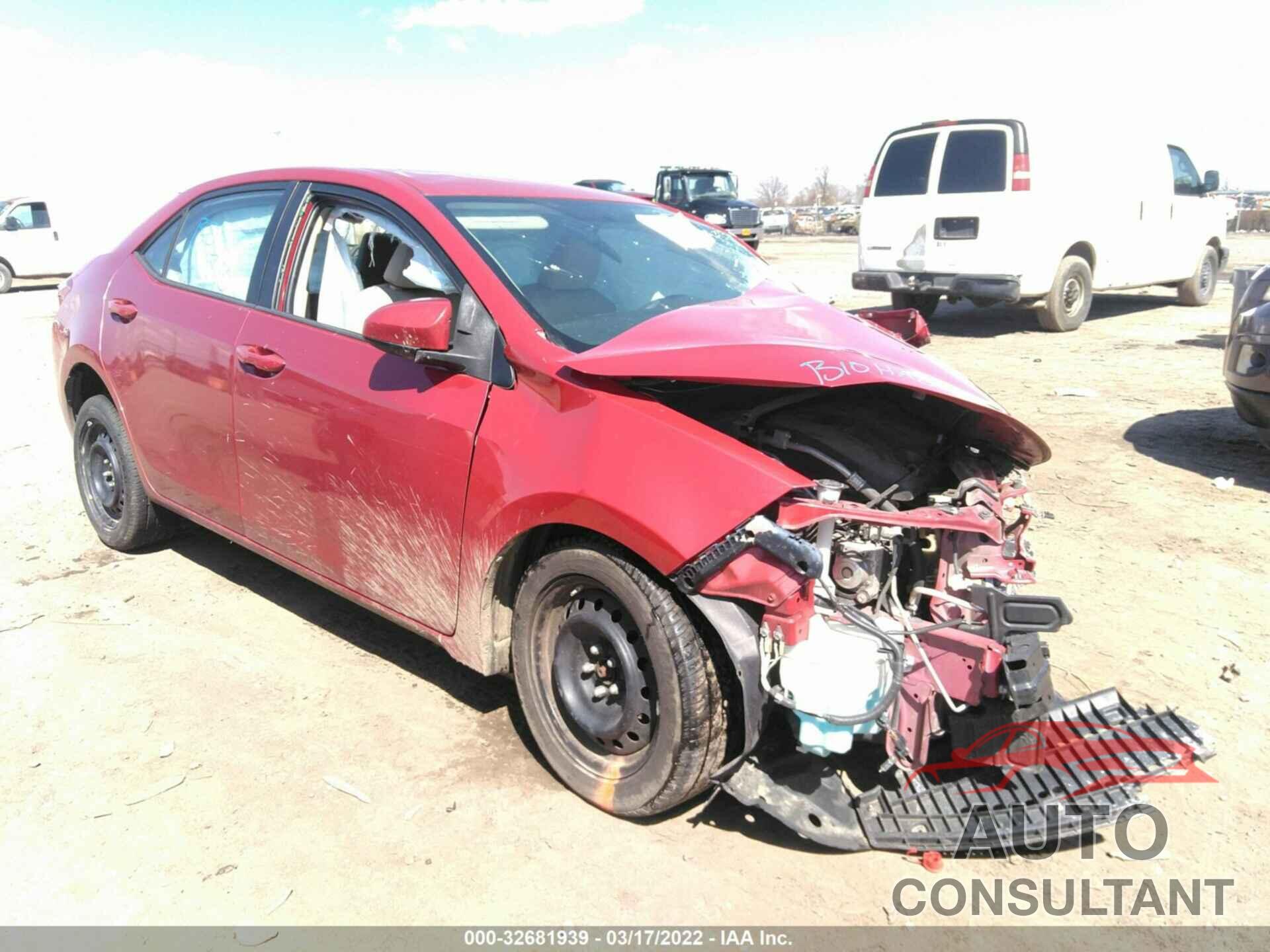 TOYOTA COROLLA 2016 - 2T1BURHE8GC676598