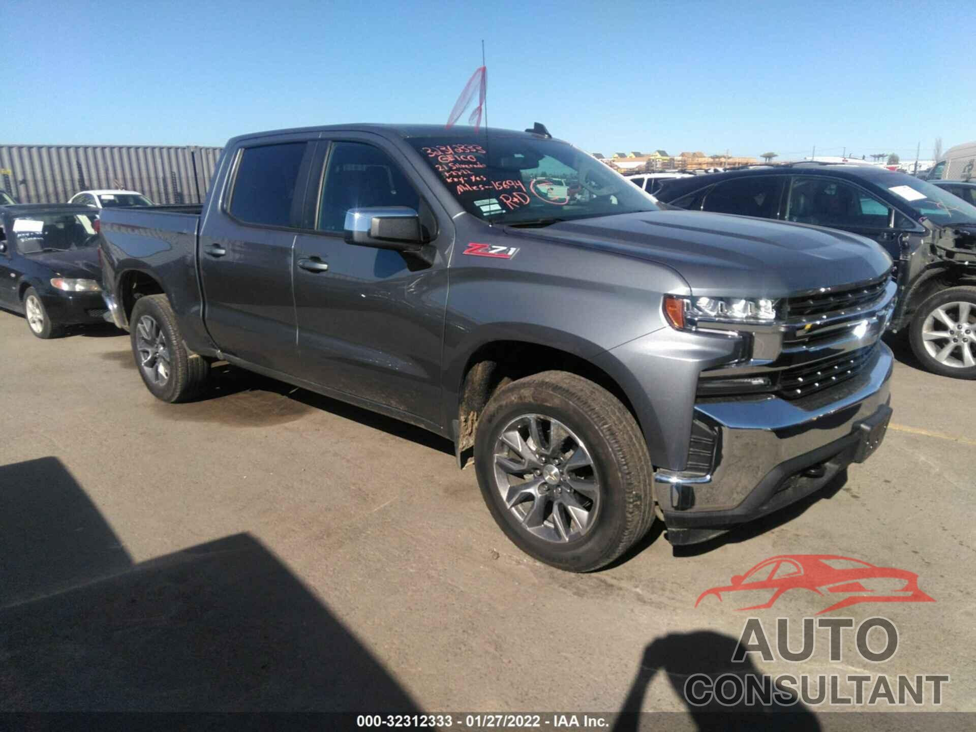 CHEVROLET SILVERADO 1500 2021 - 3GCUYDED0MG324998