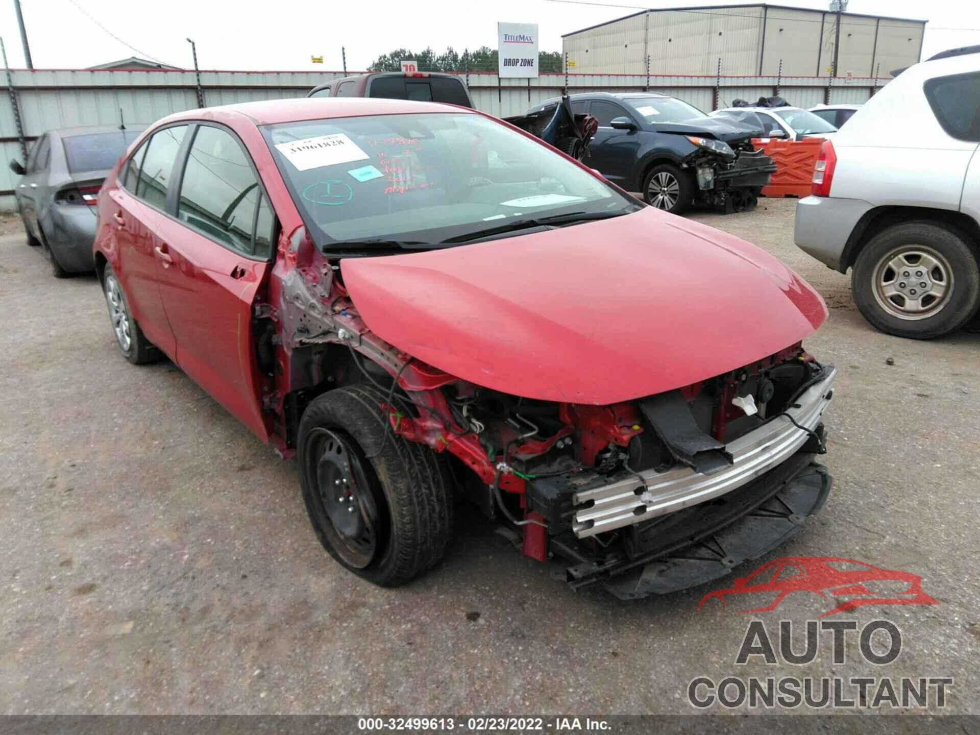 TOYOTA COROLLA 2020 - JTDEPRAE0LJ077790