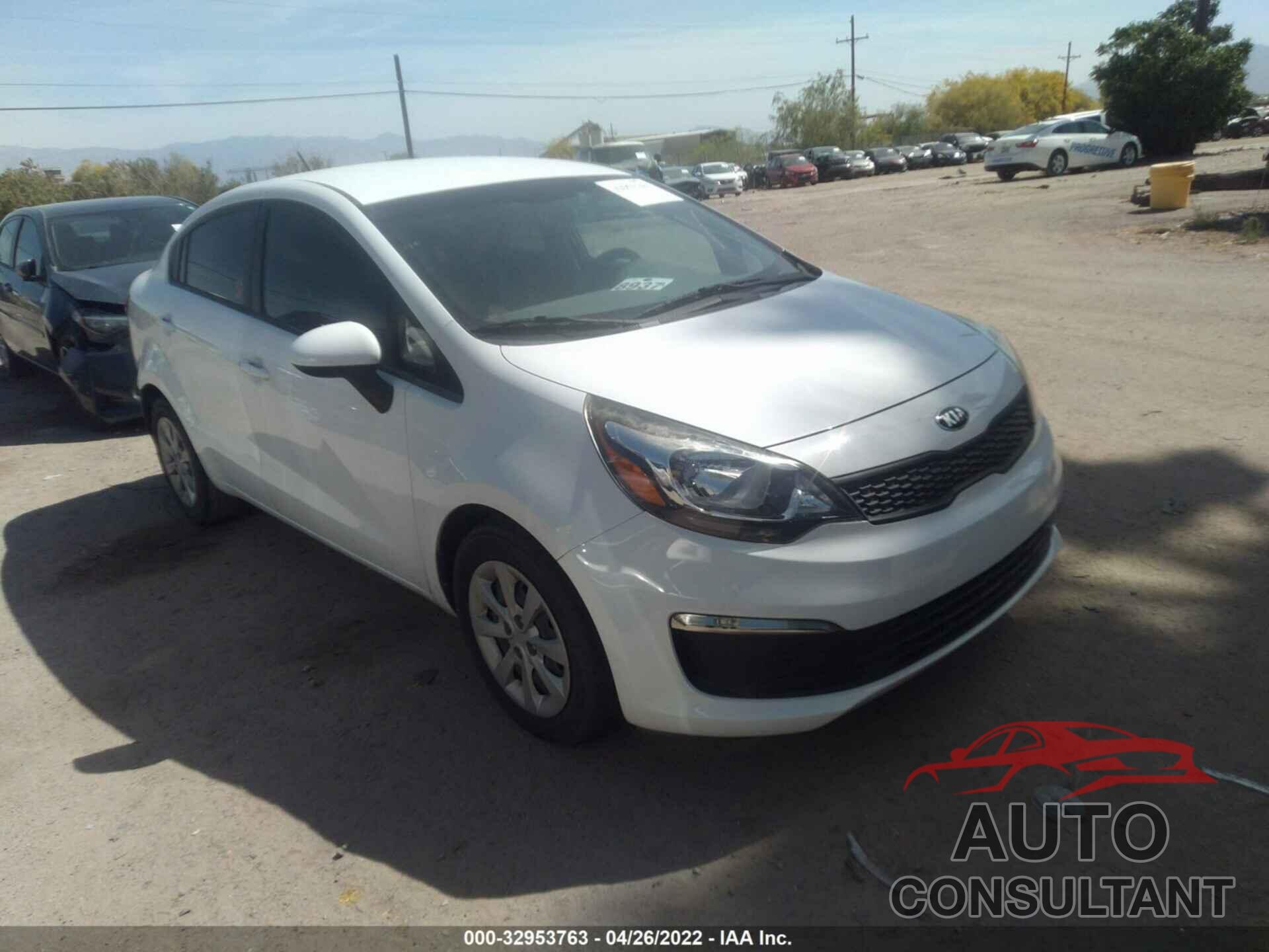 KIA RIO 2016 - KNADM4A38G6654531