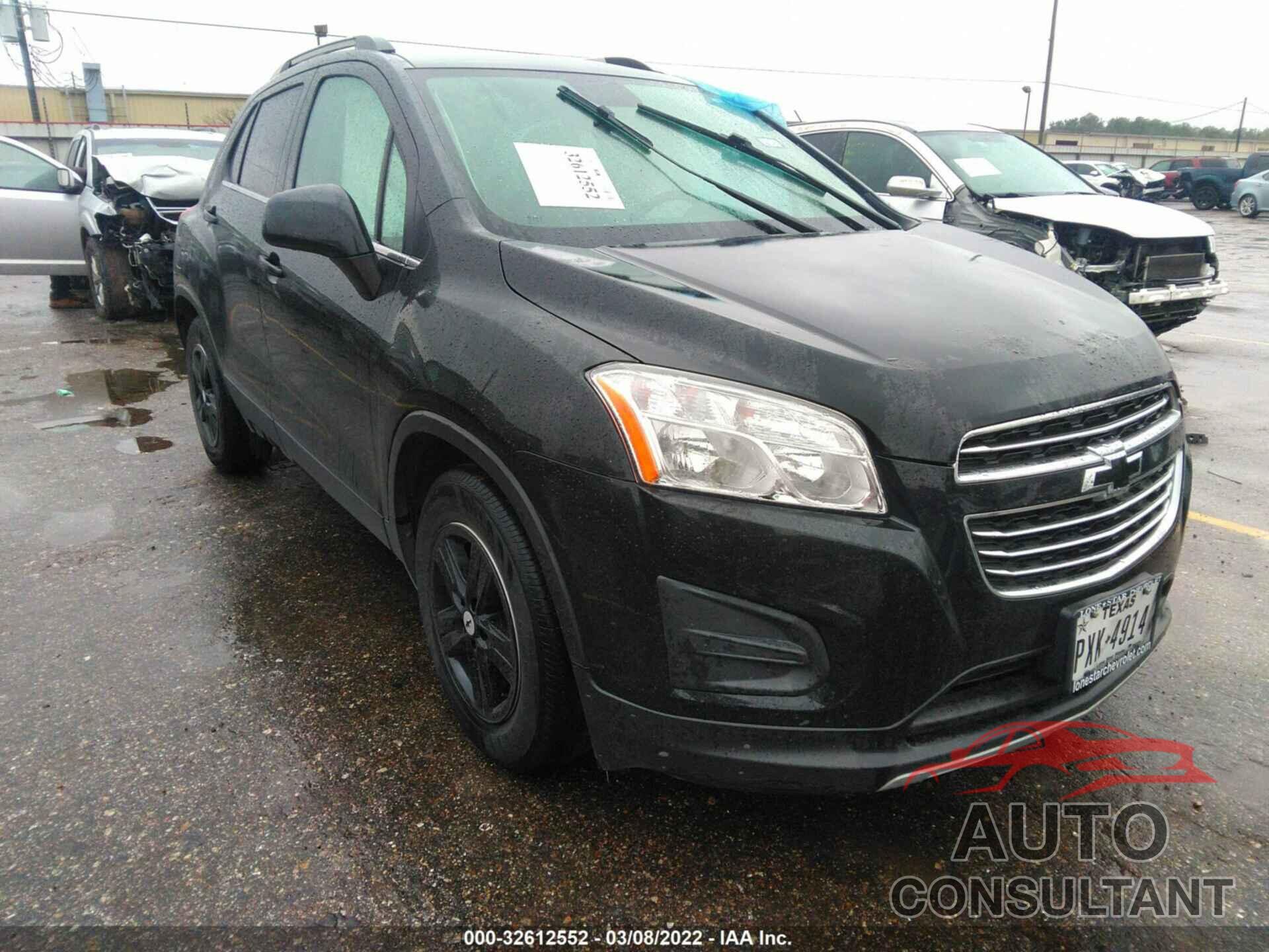 CHEVROLET TRAX 2016 - KL7CJLSB2GB737240