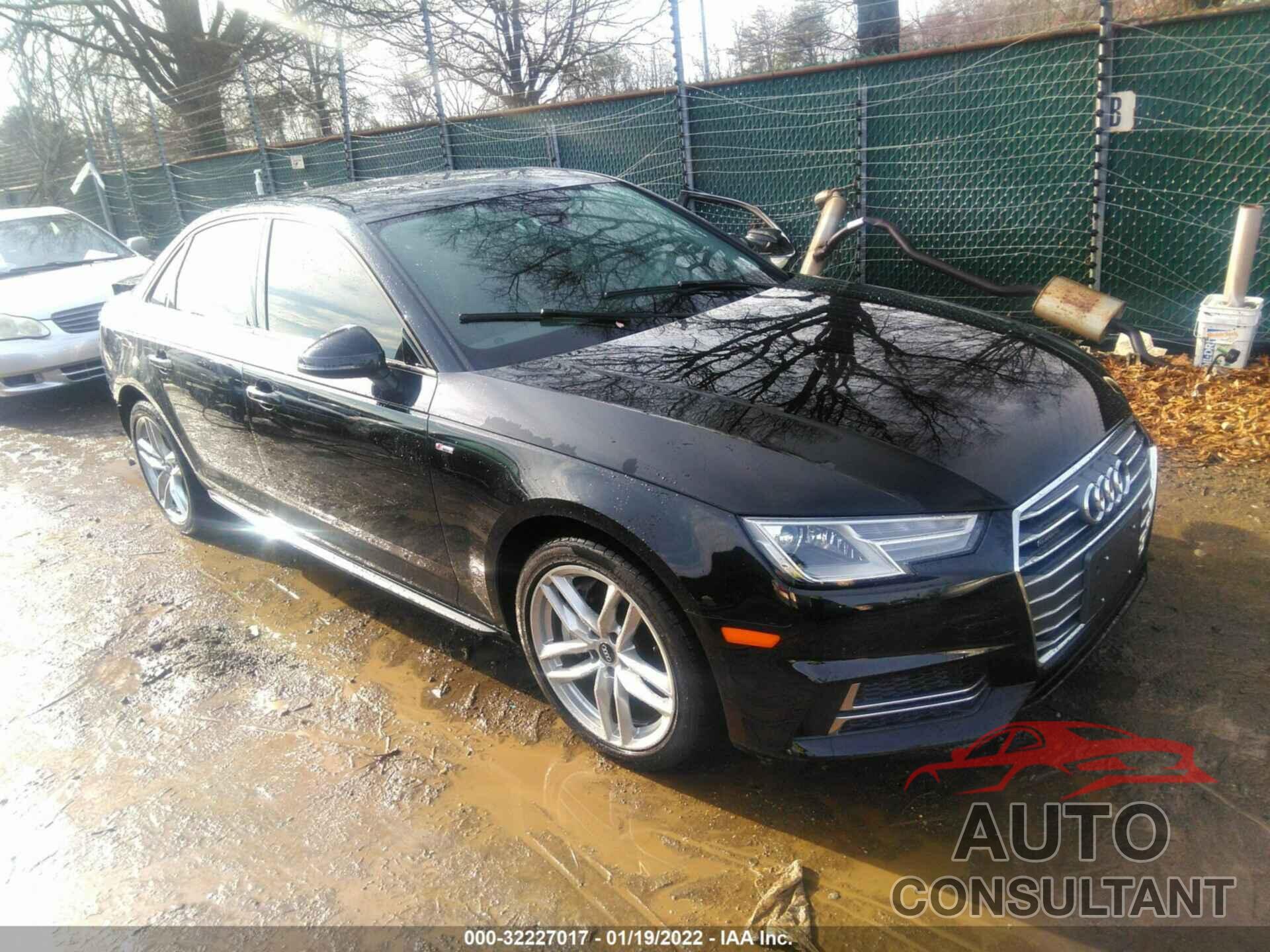 AUDI A4 2017 - WAUDNAF45HN049225