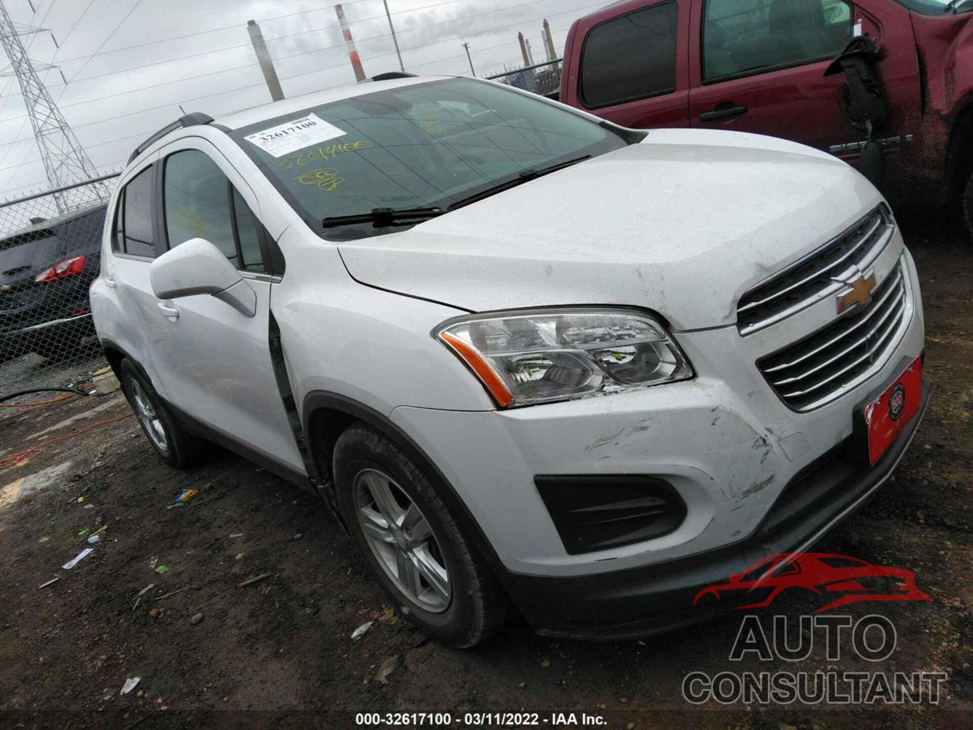 CHEVROLET TRAX 2016 - 3GNCJLSB6GL240457