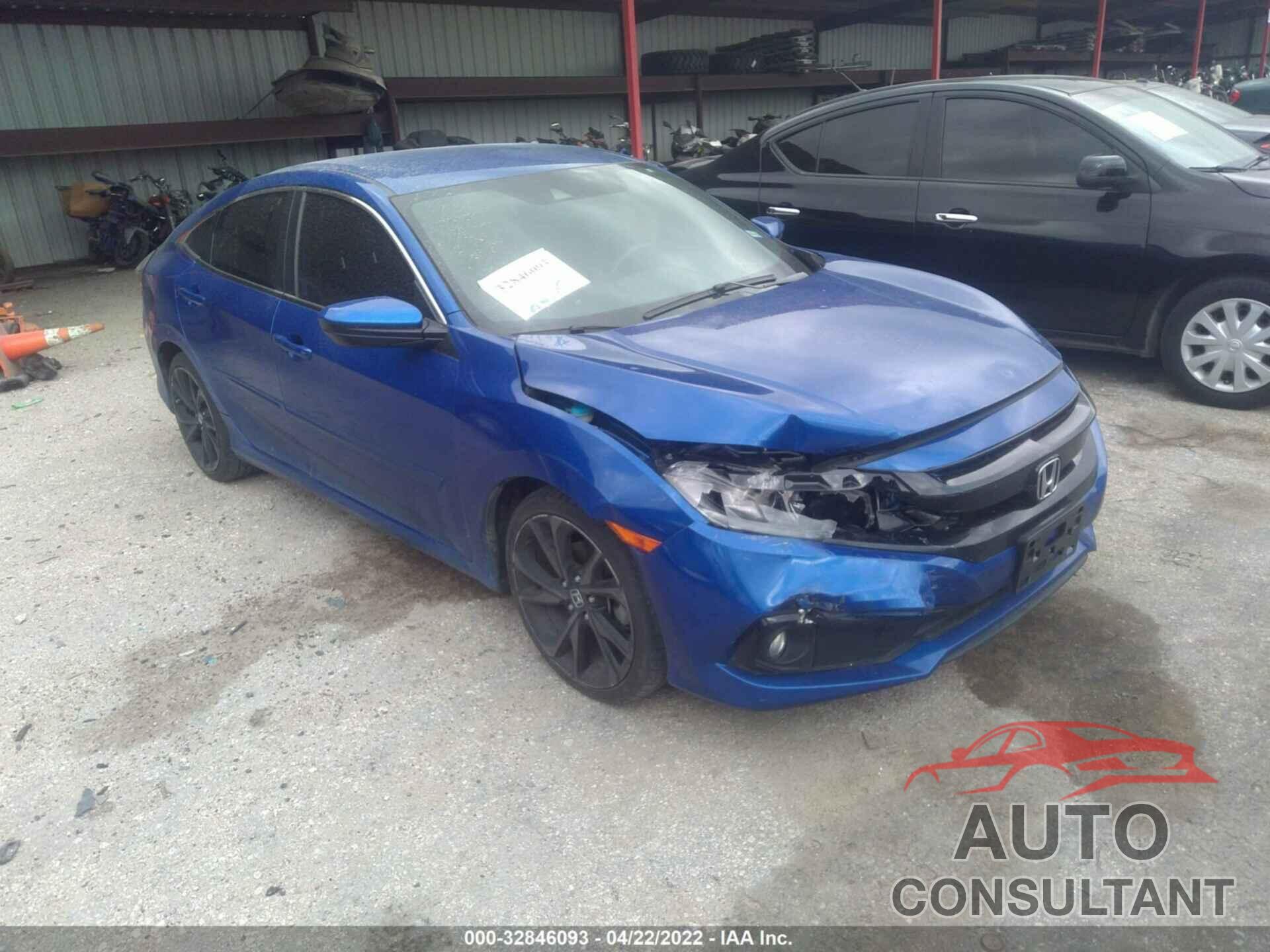 HONDA CIVIC SEDAN 2019 - 19XFC2F89KE010028