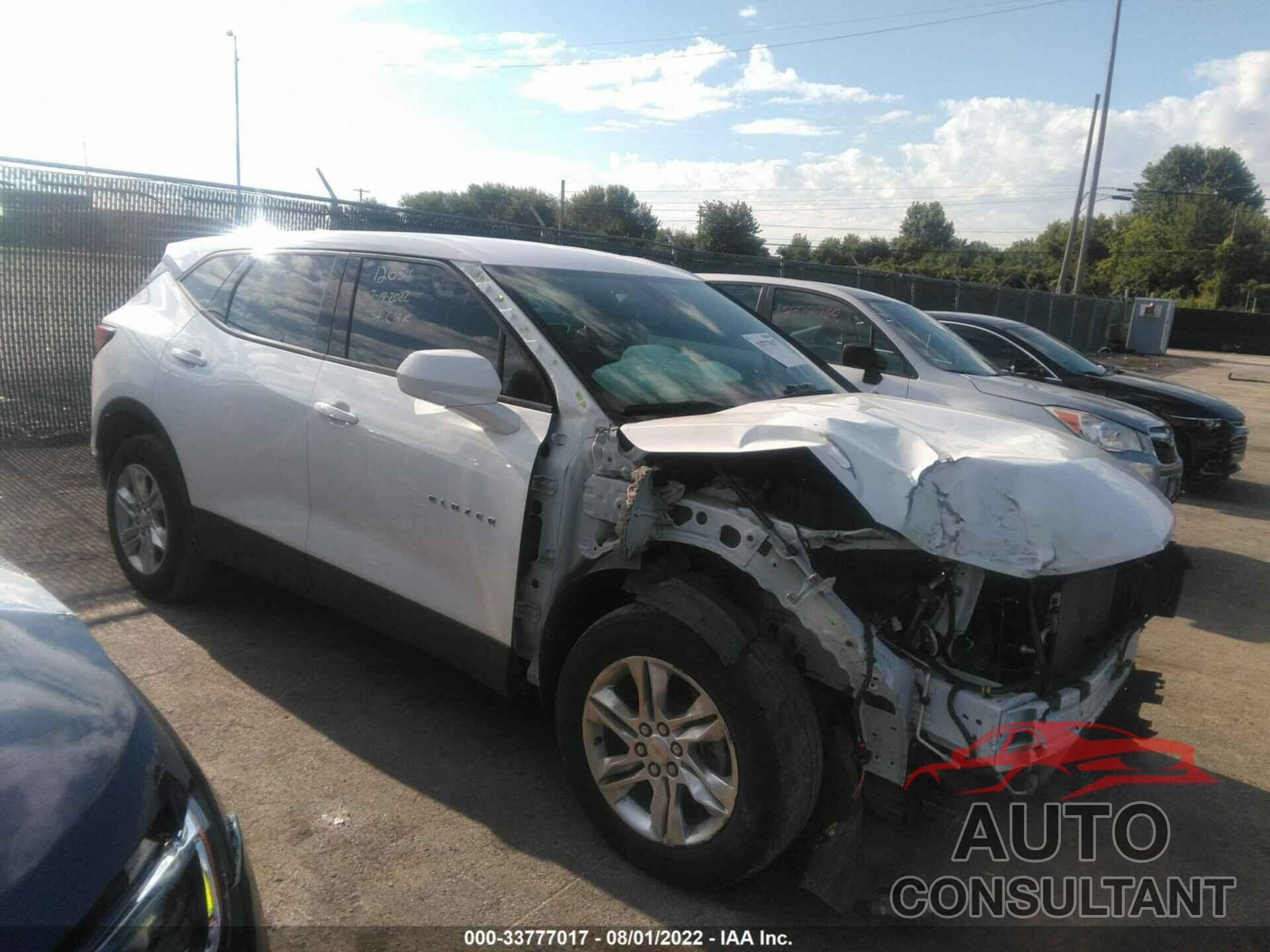 CHEVROLET BLAZER 2020 - 3GNKBBRA4LS722635