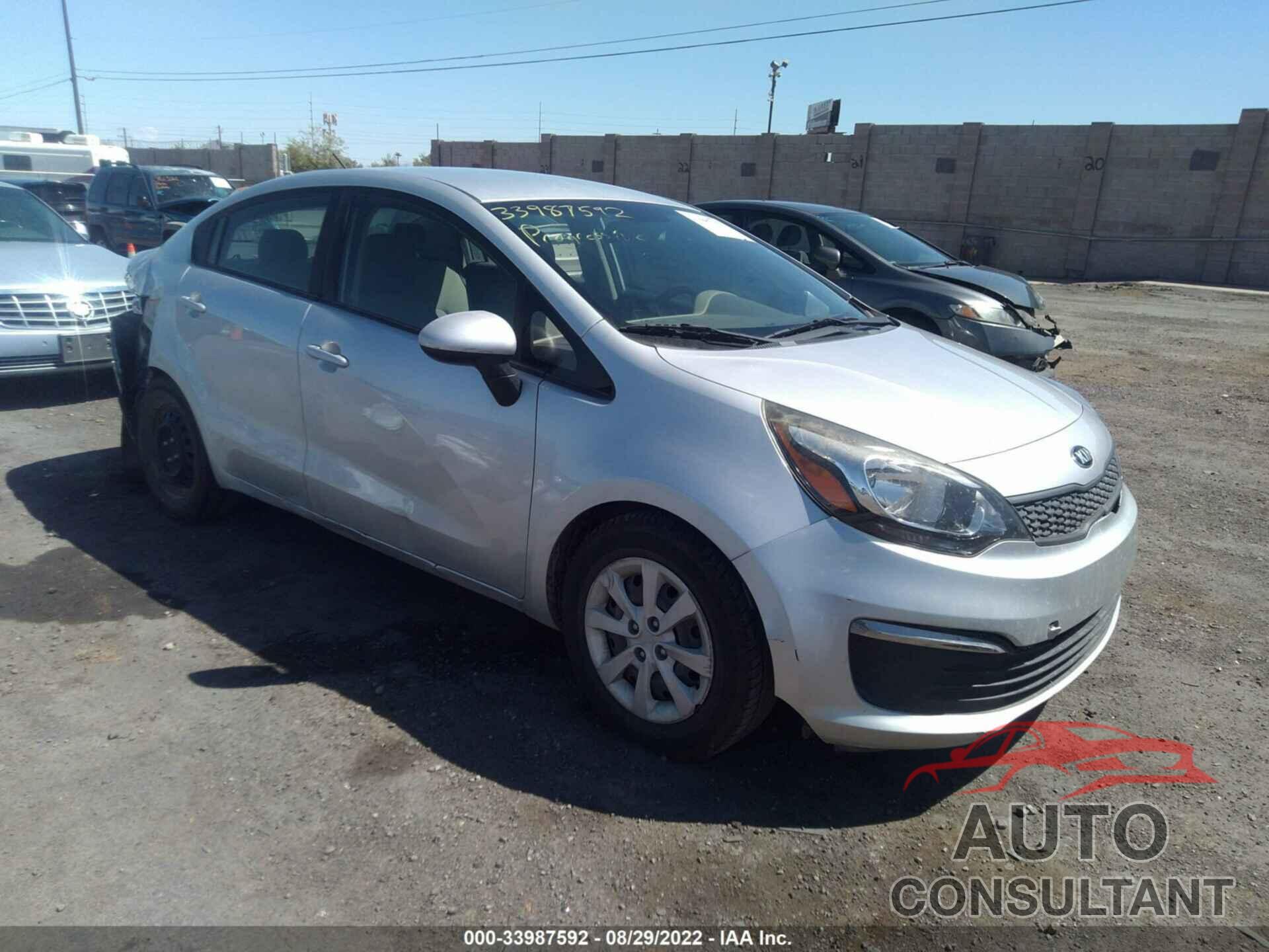 KIA RIO 2016 - KNADM4A32G6611738