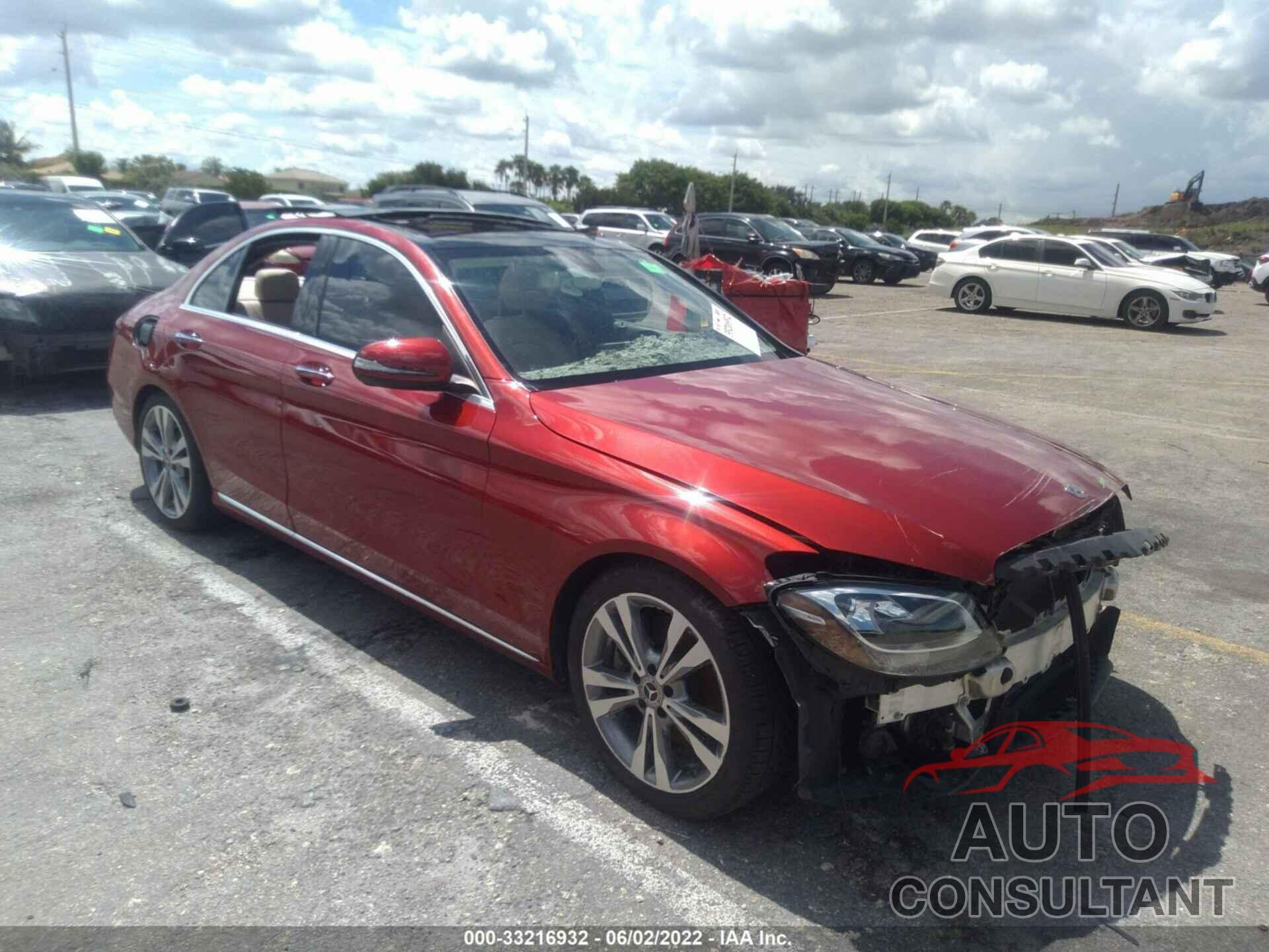 MERCEDES-BENZ C-CLASS 2018 - WDDWF4JB8JR397539