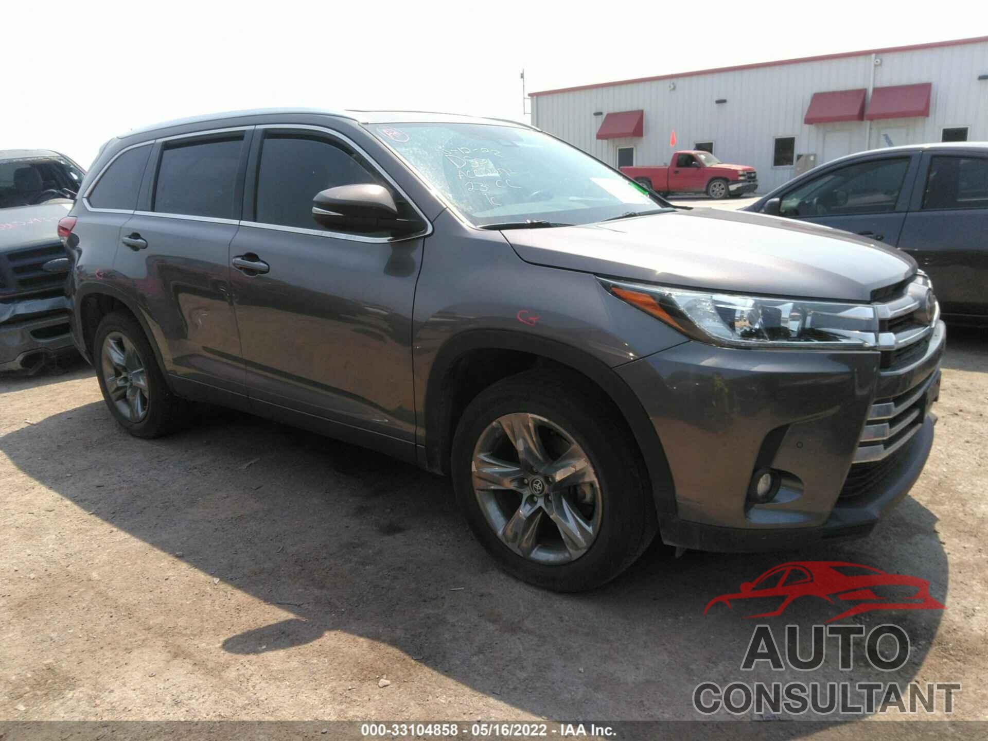 TOYOTA HIGHLANDER 2019 - 5TDYZRFH3KS337692