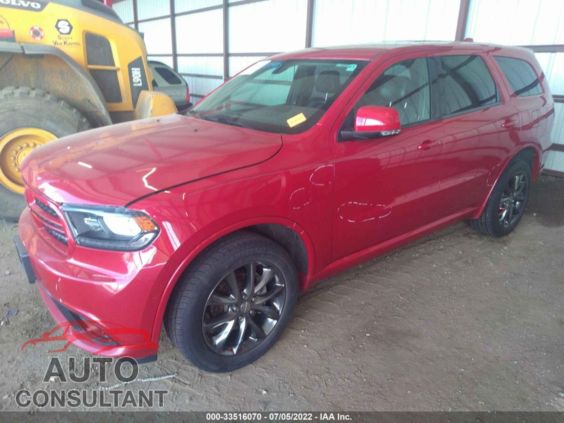 DODGE DURANGO 2017 - 1C4RDJDGXHC725110