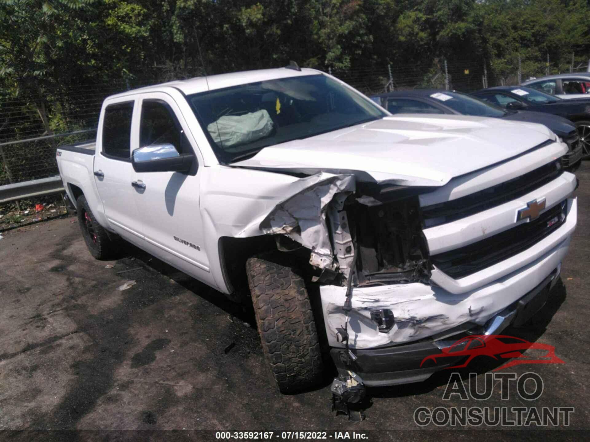 CHEVROLET SILVERADO 1500 2016 - 3GCUKRECXGG201641