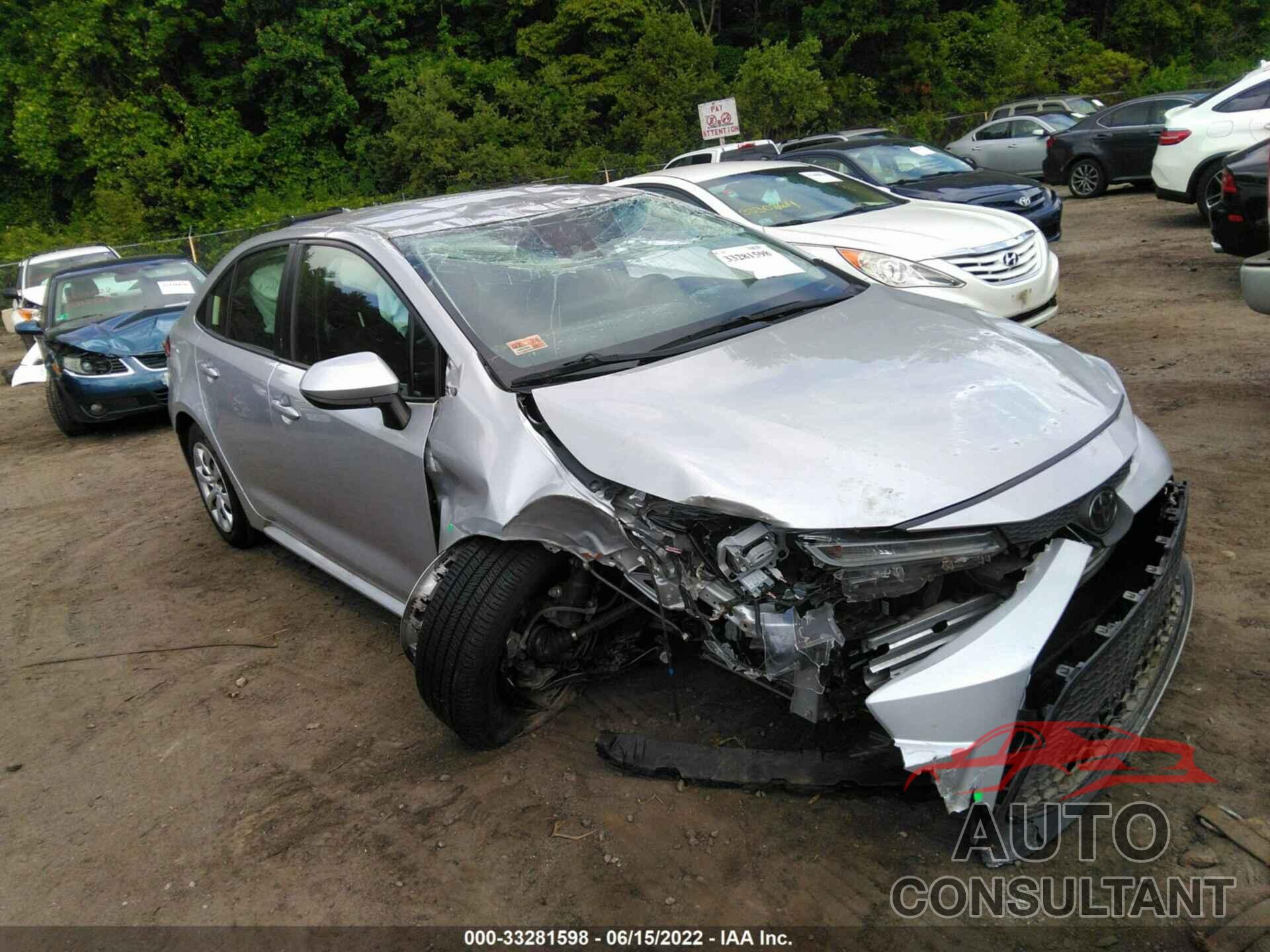 TOYOTA COROLLA 2020 - JTDEPRAE0LJ036172